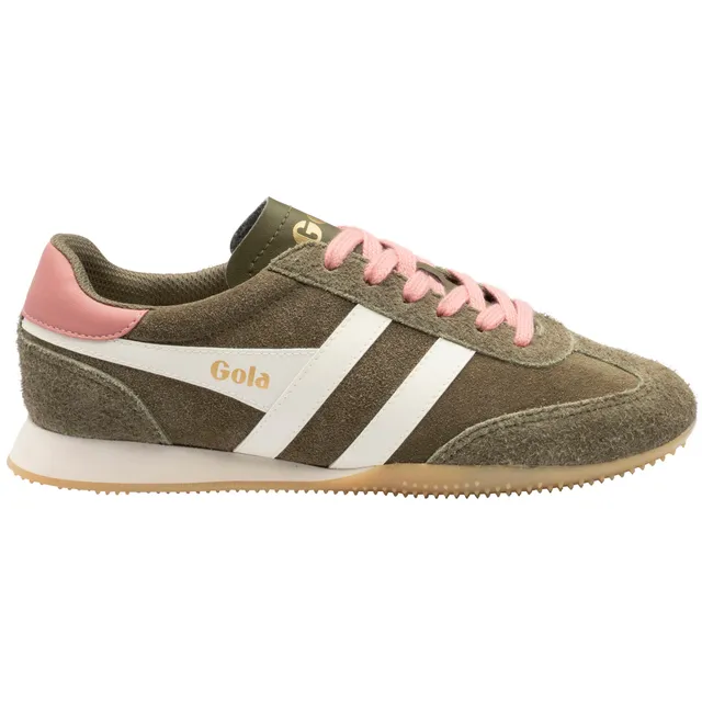 gola-sprinter-wildleder-sneaker-f-r-damen-khaki-coral image 1