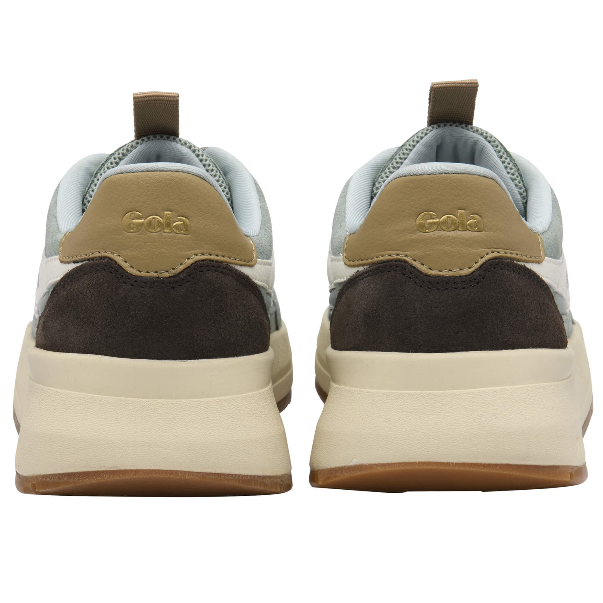 gola-phoenix-sneaker-f-r-damen-in-gr-n-dunkelbraun-hellkaramell image 4