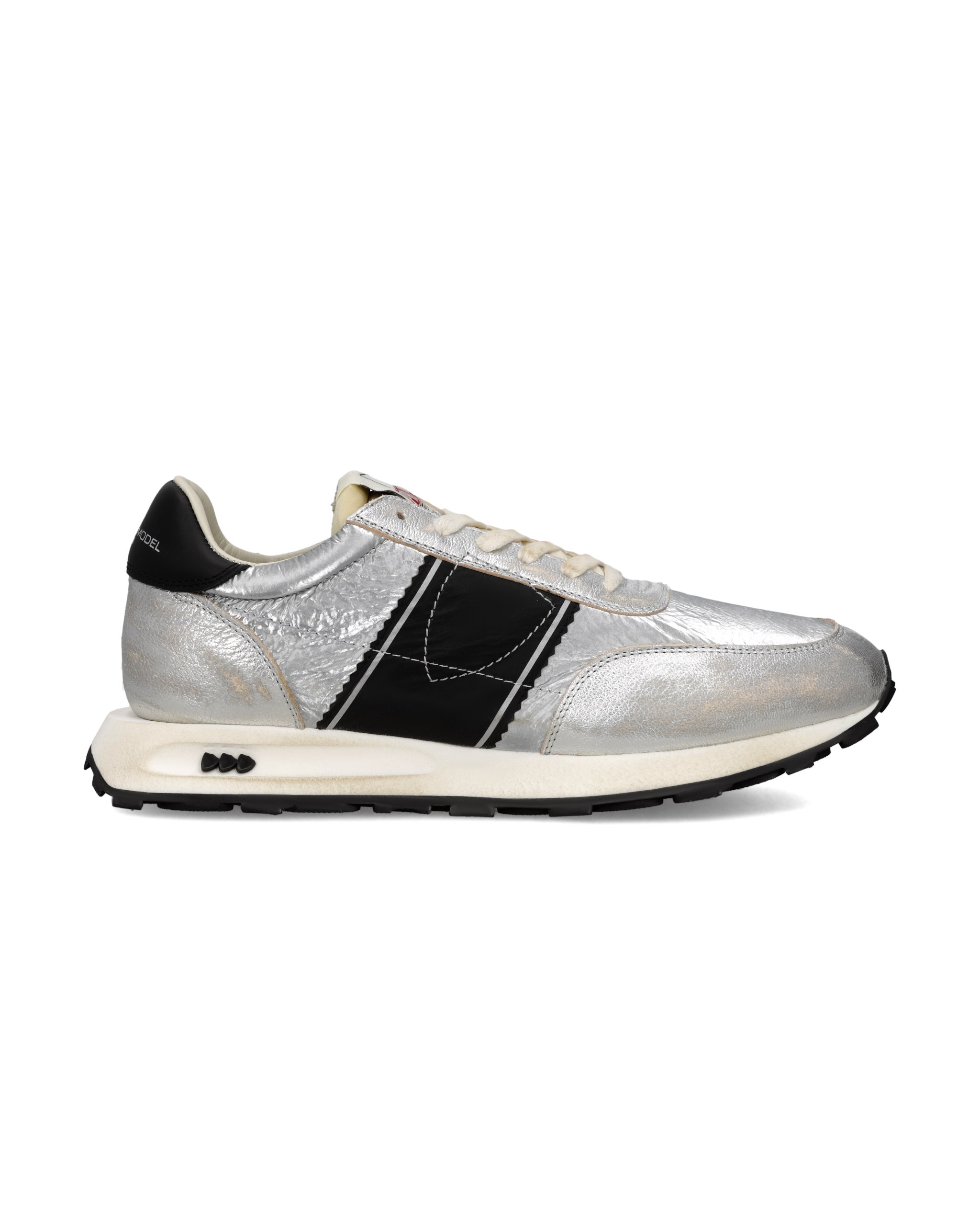 philippe-model-tour-running-sneaker-herren-silber-schwarz image 1