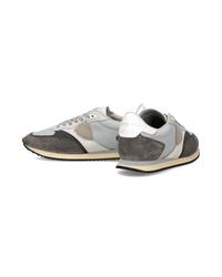 philippe-model-blville-sneaker-herren-grau-anthrazit-wei image 4