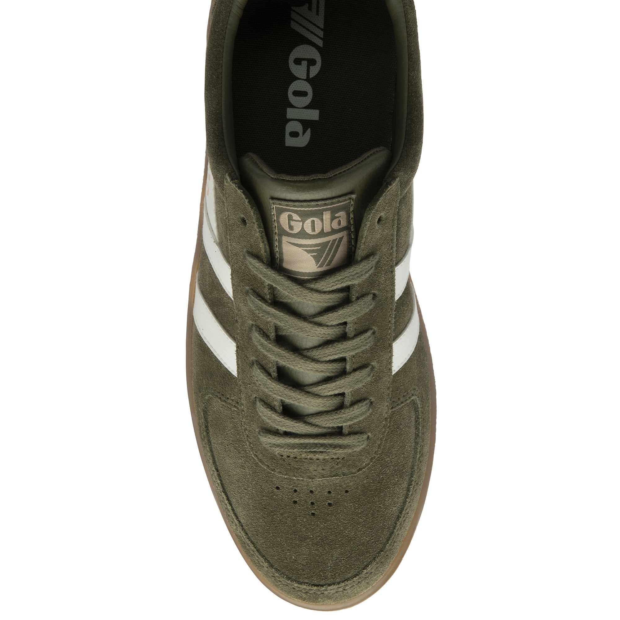 gola-grandslam-wildleder-sneaker-herren-khaki-court-schuh image 5