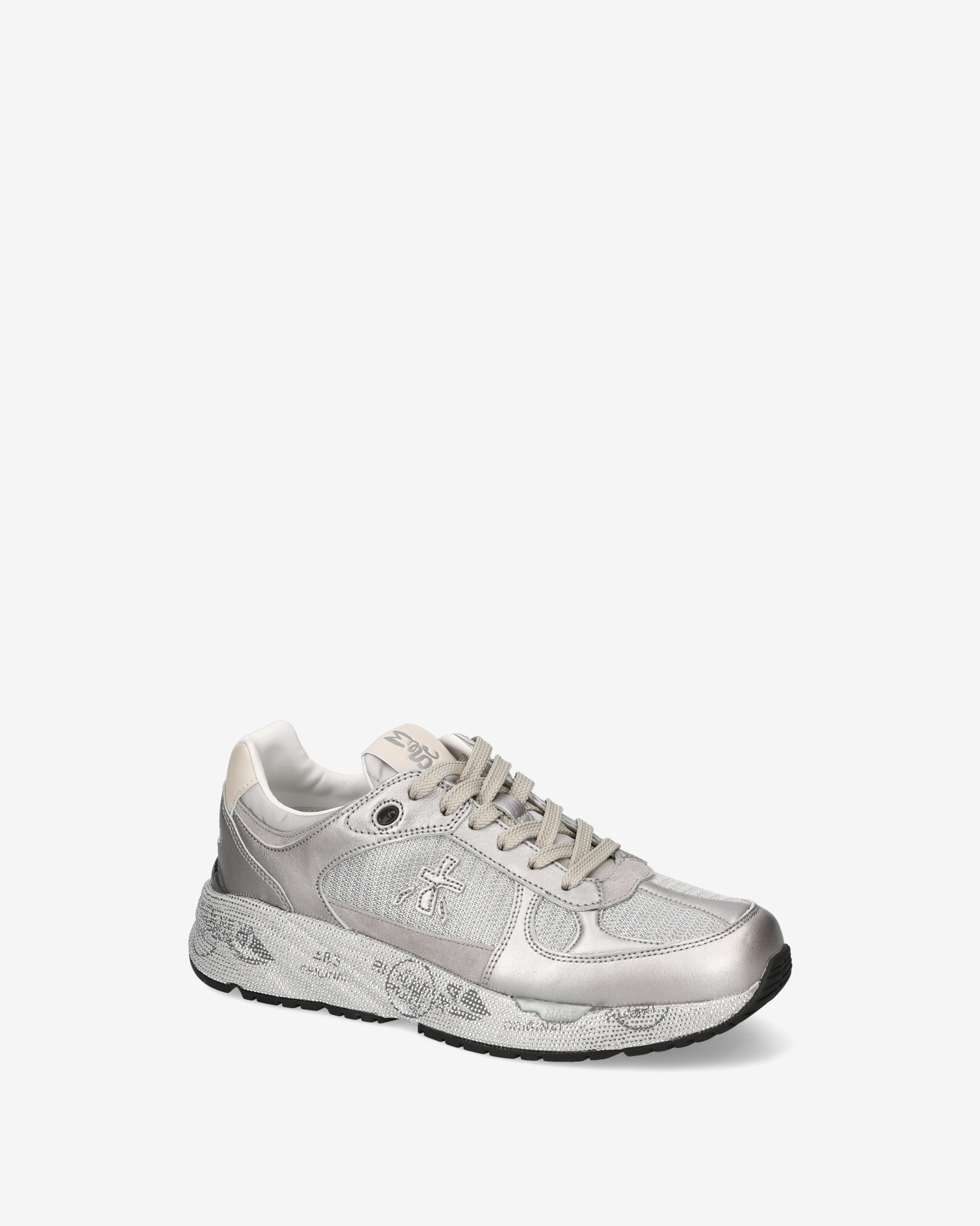 premiata-mased-7093-sneaker-silber-mit-metallic-leder image 4