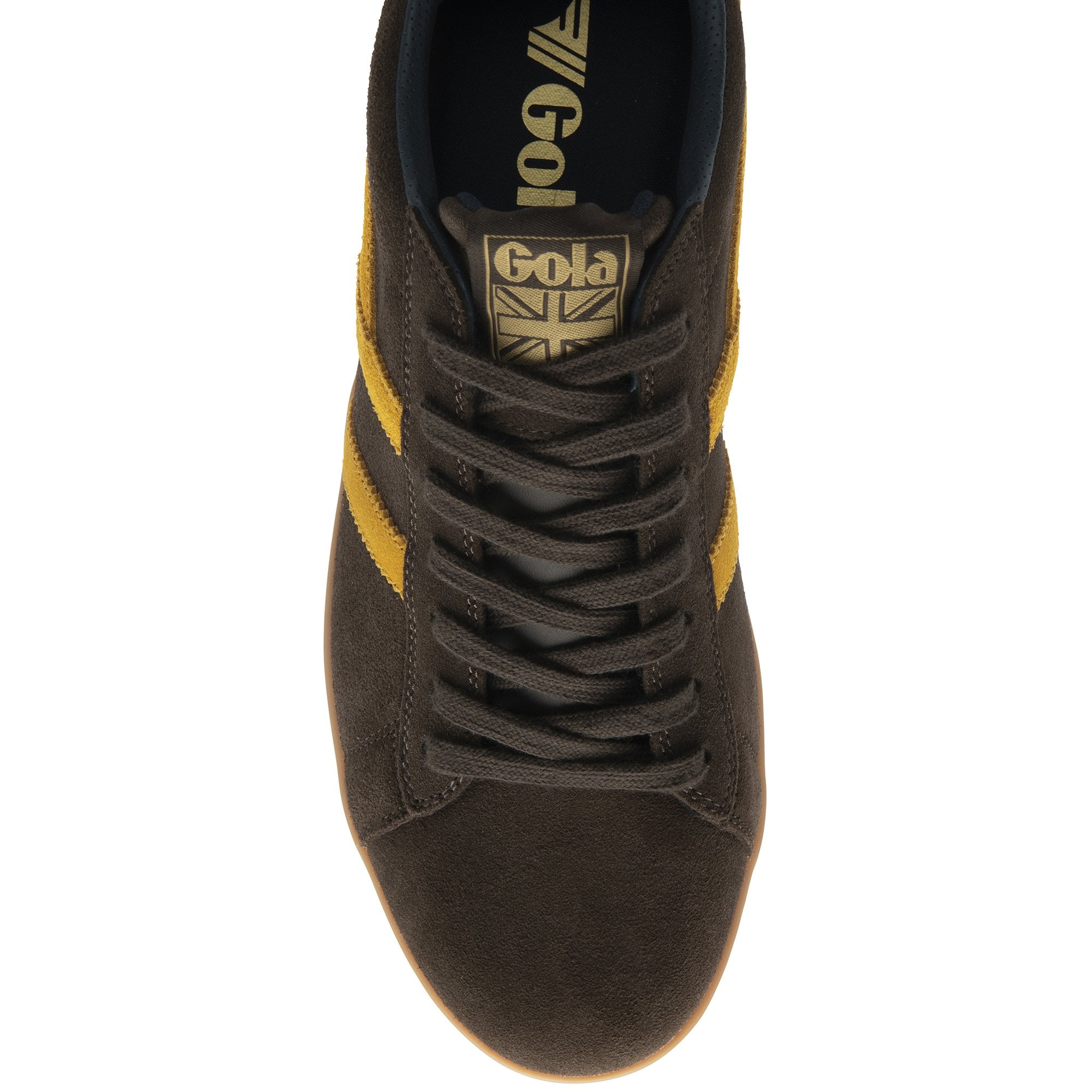 gola-equipe-ii-suede-herren-sneaker-dunkelbraun-marine image 5