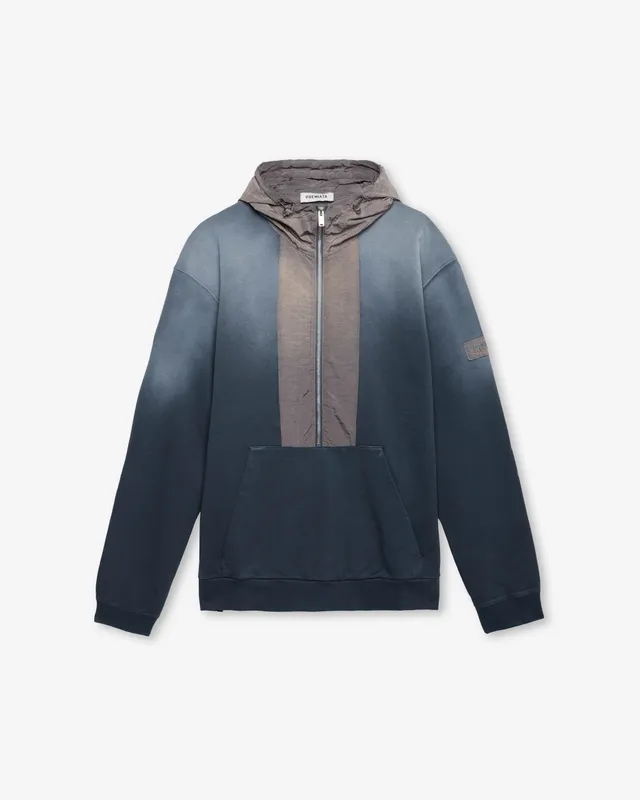 premiata-dip-dye-technical-hoodie-herren-blau image 1