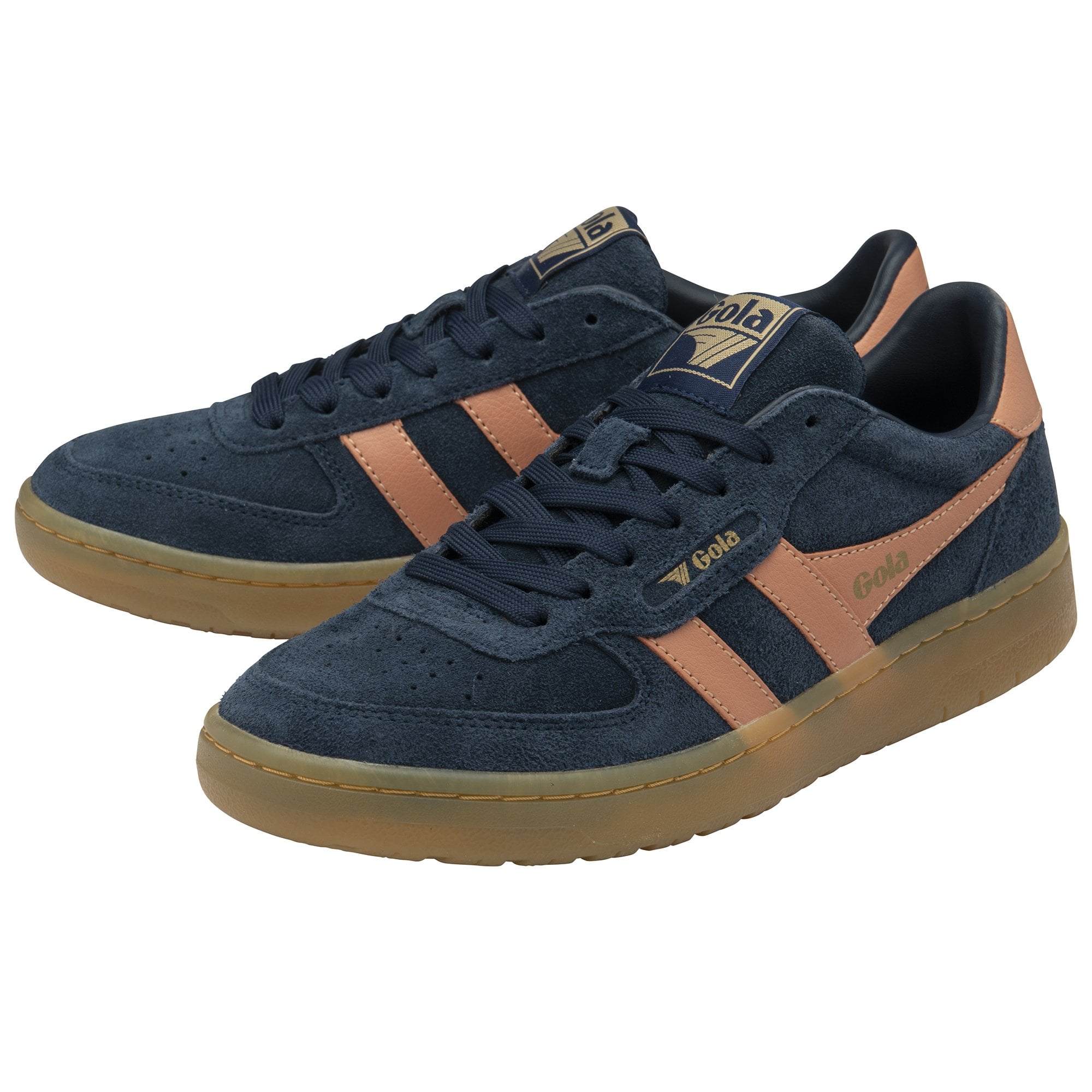 gola-hawk-suede-86-damen-sneaker-marineblau-voll-wildleder image 3