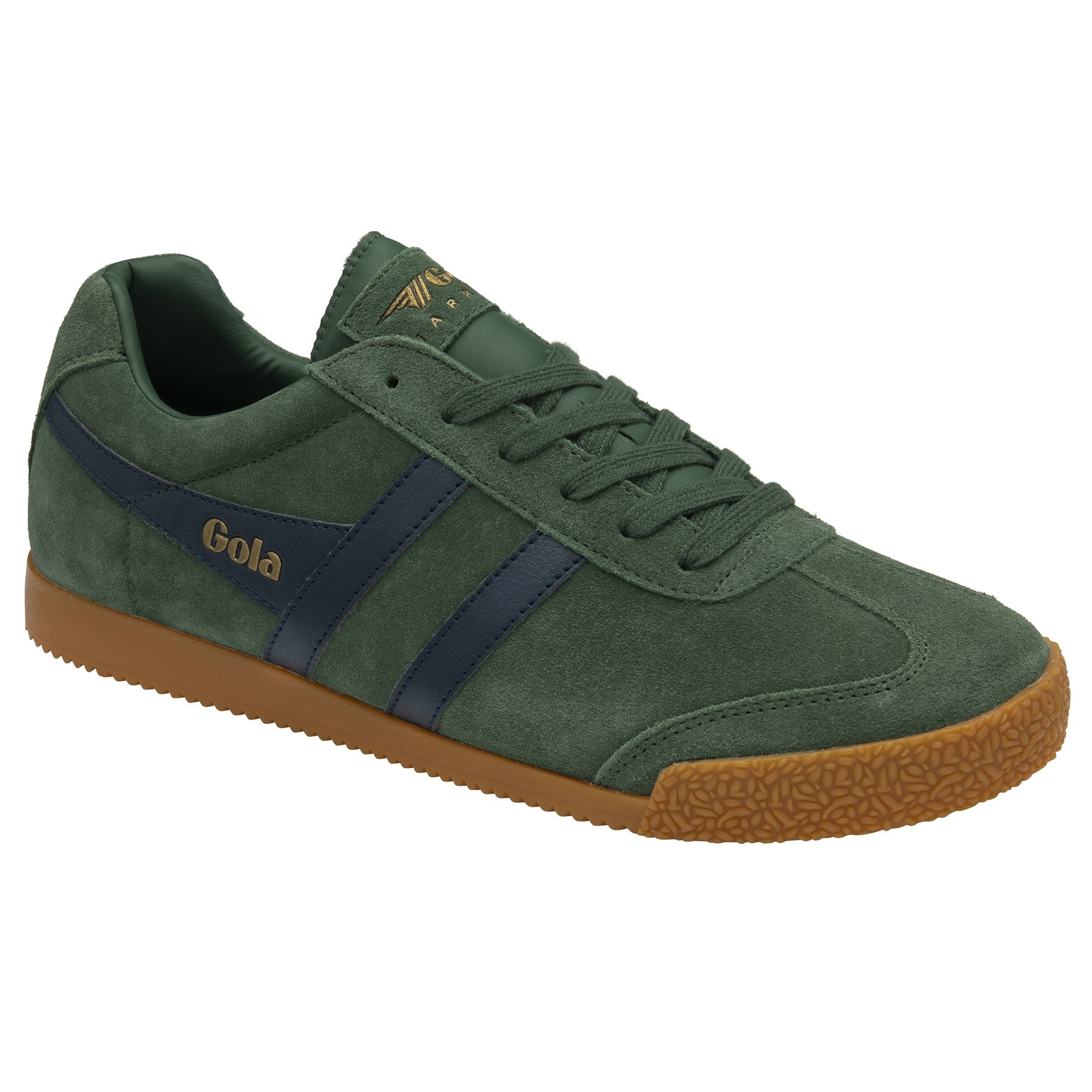 gola-harrier-herren-sneaker-aus-wildleder-evergreen-navy image 2