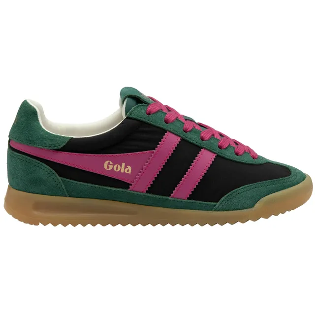 gola-firefly-sneaker-f-r-damen-in-schwarz-tannengr-n-fuchsia image 1