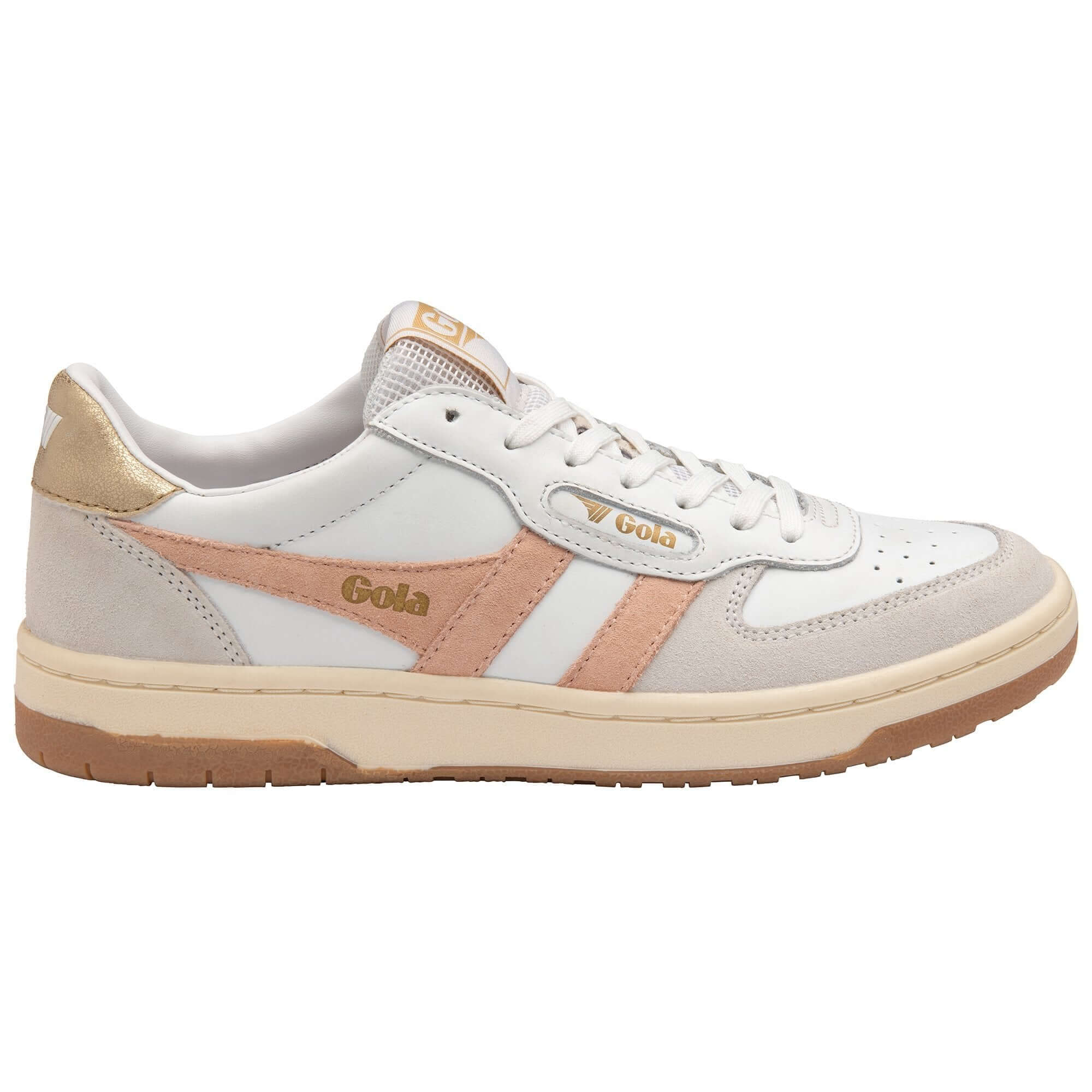gola-hawk-damen-sneaker-wei-gold-leder image 1
