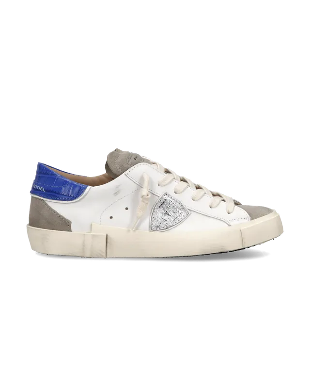 philippe-model-prsx-damen-sneaker-wei-blau-grau-taupe image 1