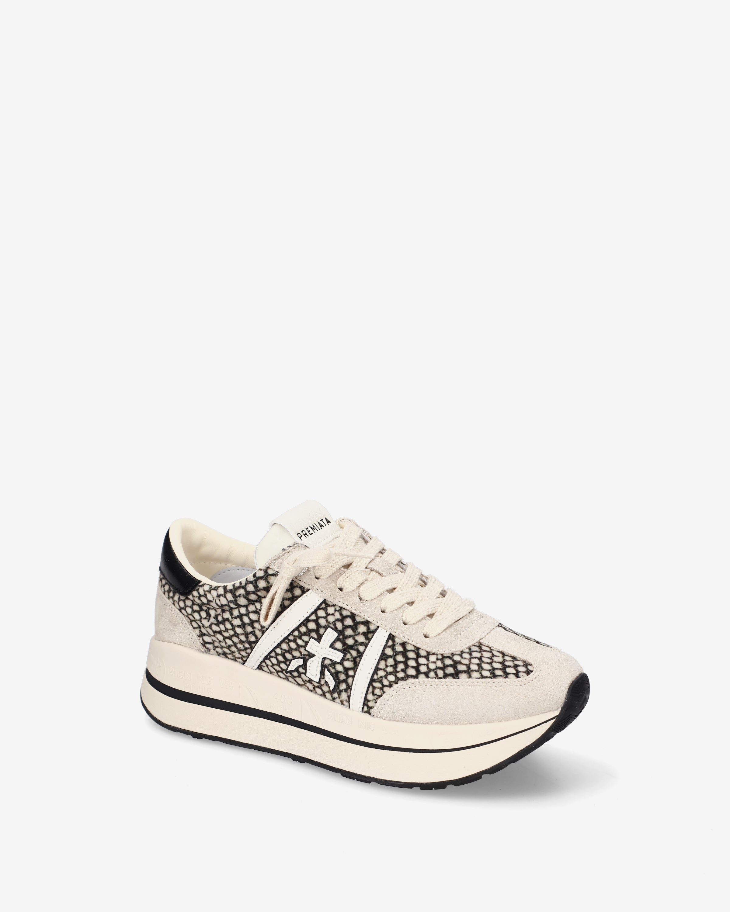 premiata-bethcoin-8501-damen-platform-sneaker-mesh-suede image 4