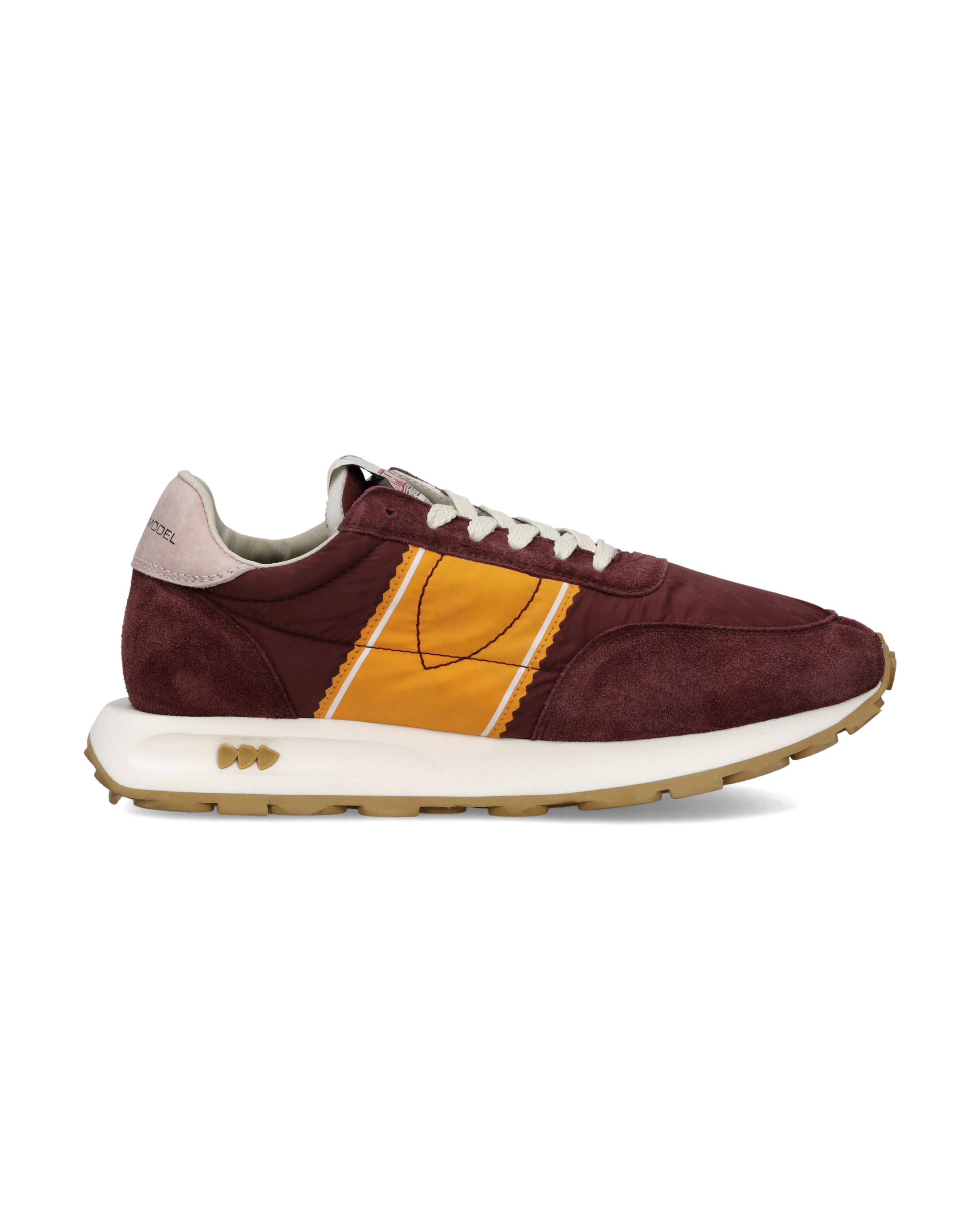 philippe-model-tour-damen-running-sneaker-bordeaux-orange image 1
