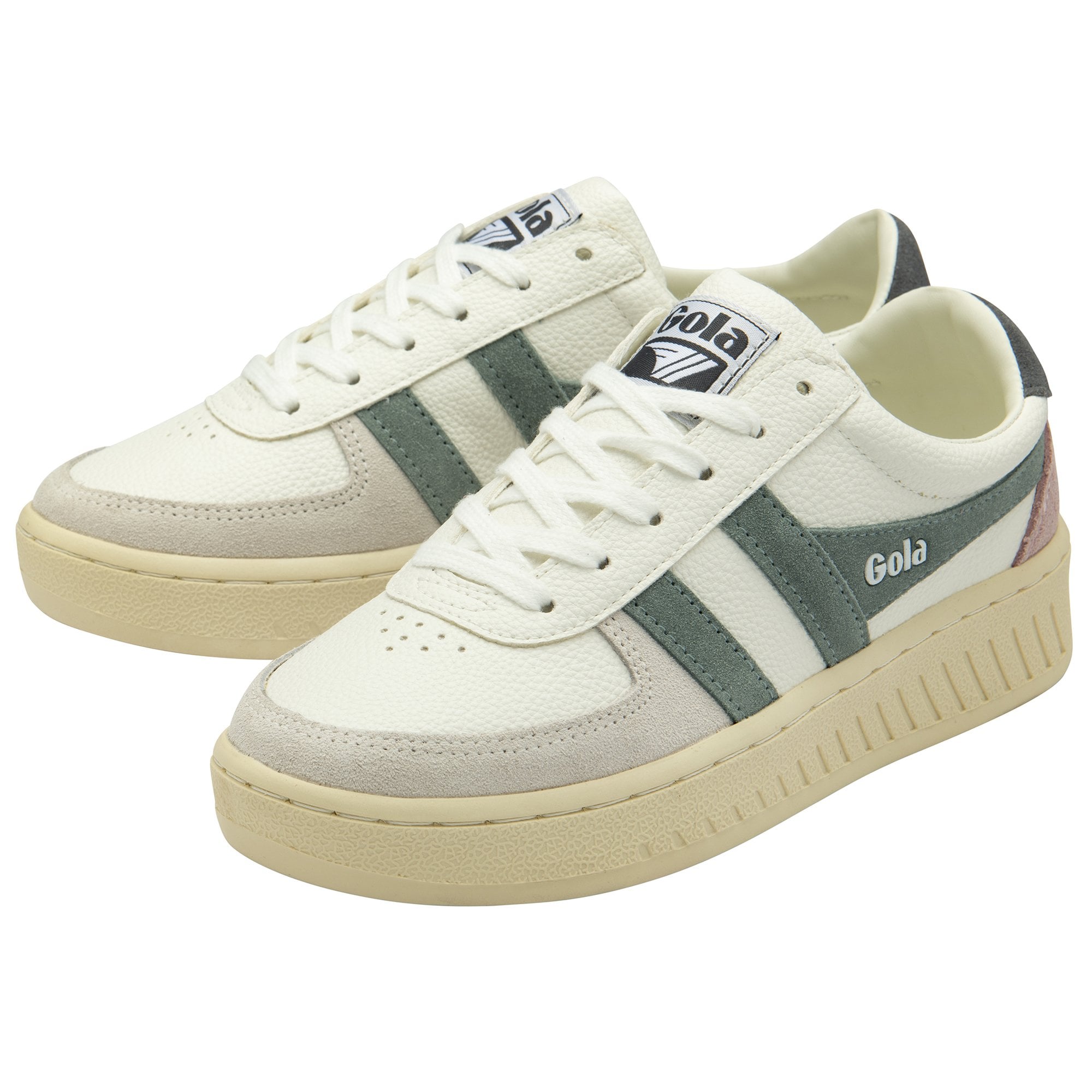 gola-grandslam-trident-damen-sneaker-wei-schiefergrau-schattengr-n image 3