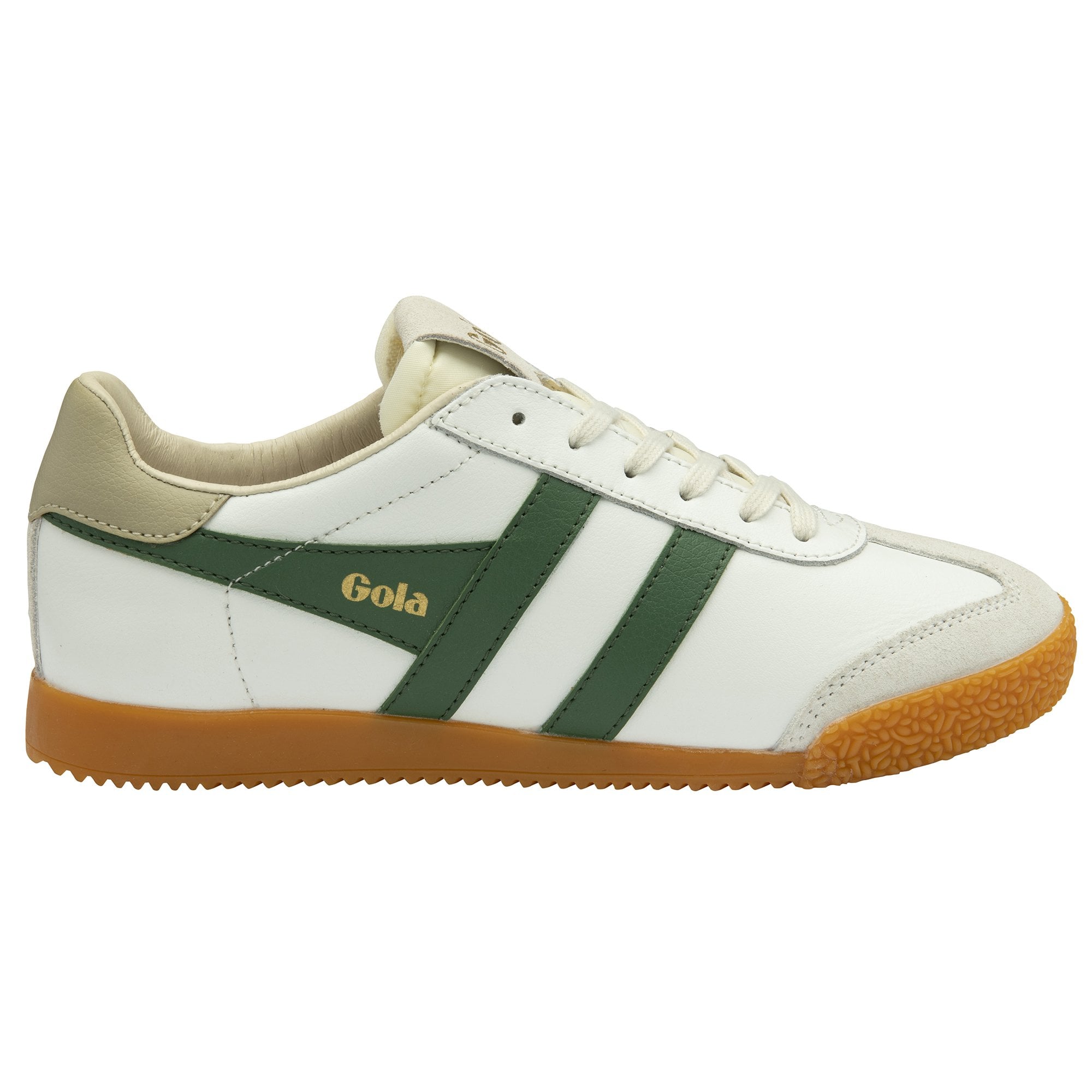 gola-elan-leder-sneaker-f-r-damen-wei-tannengr-n-beige image 1