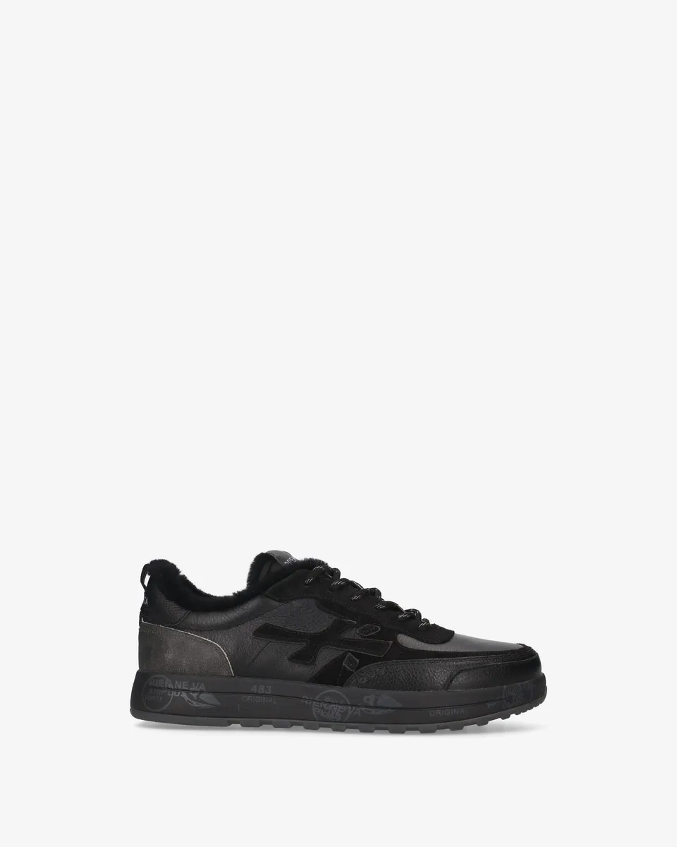 premiata-nous-8465m-sneaker-herren-schwarz-anthrazit image 1