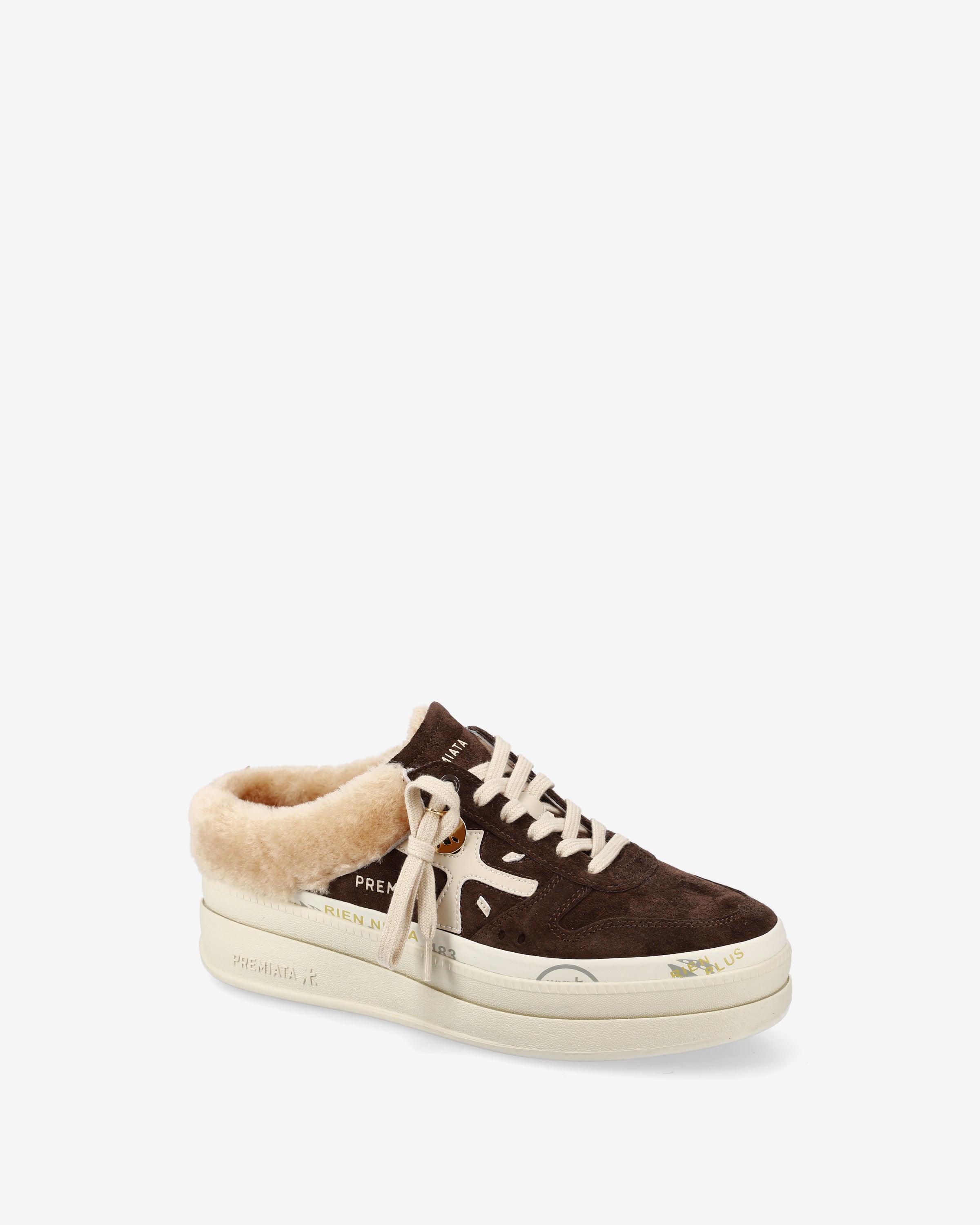 premiata-micol-7851m-sneaker-testa-di-moro-platform-5cm-fell image 4