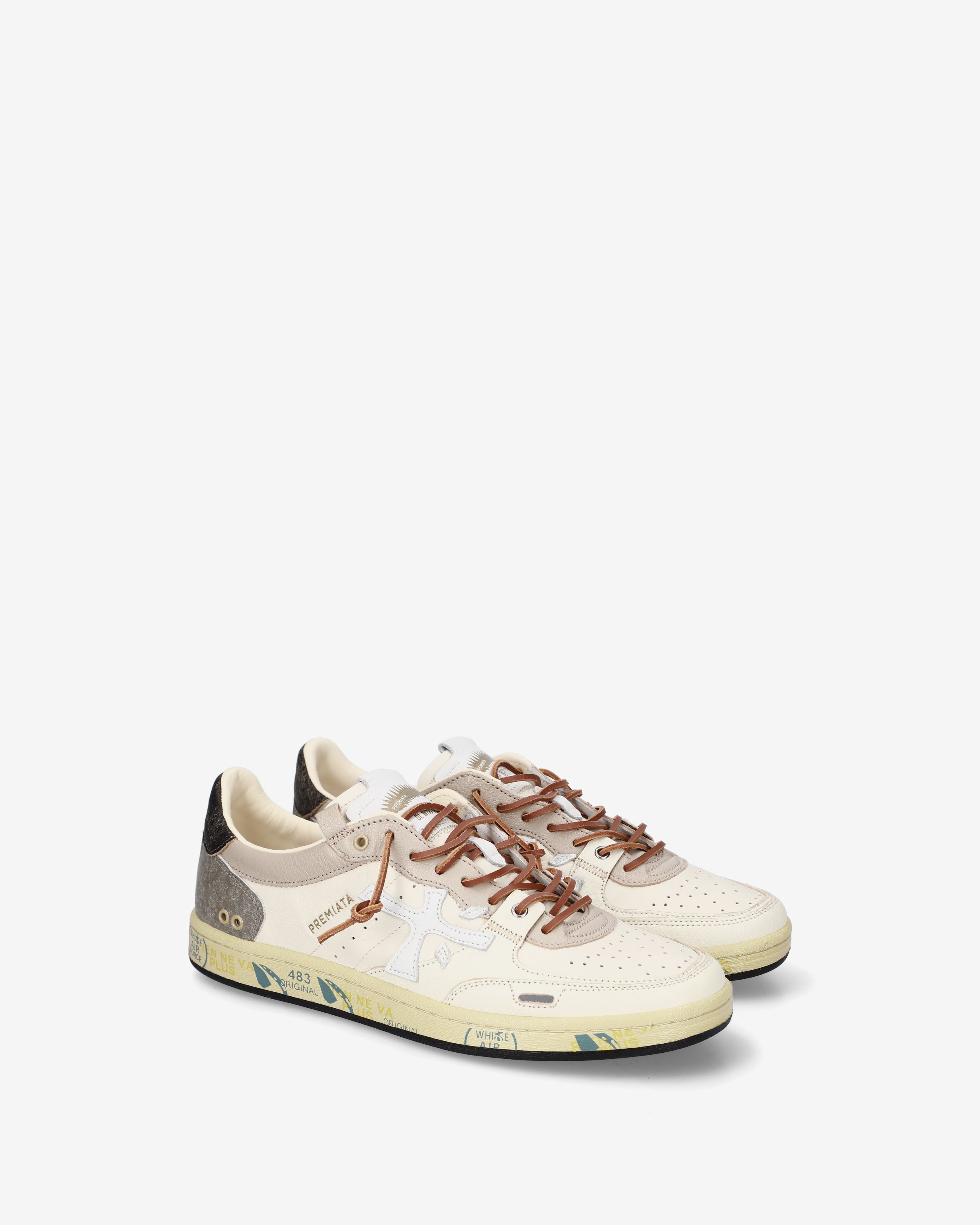 premiata-bskt-clay-8163-herren-sneaker-weiss image 2