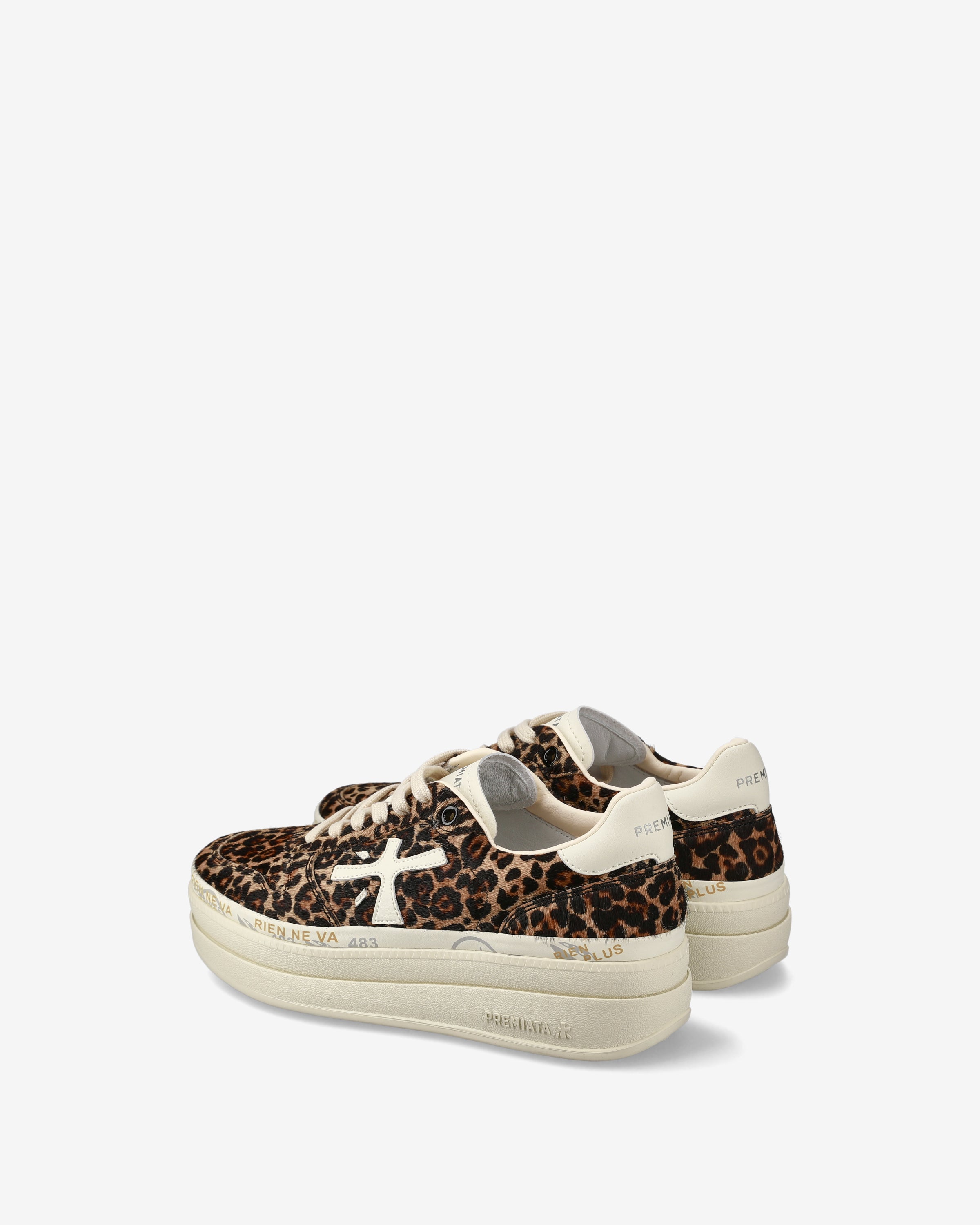 premiata-micol-7034-platform-sneaker-beige-animalier image 5