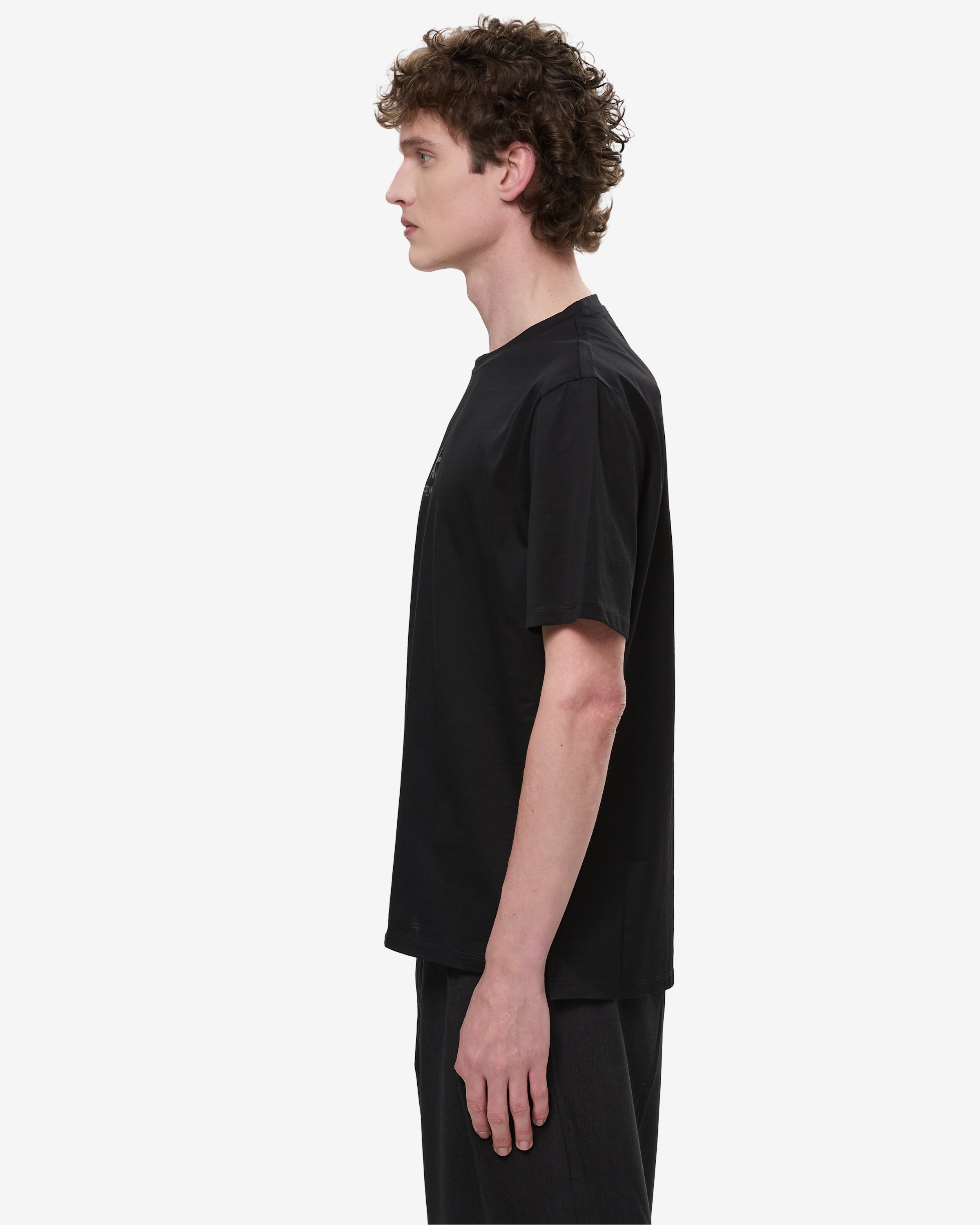 premiata-t-shirt-jersey-schwarz-mit-logo-herren-regular-fit image 4