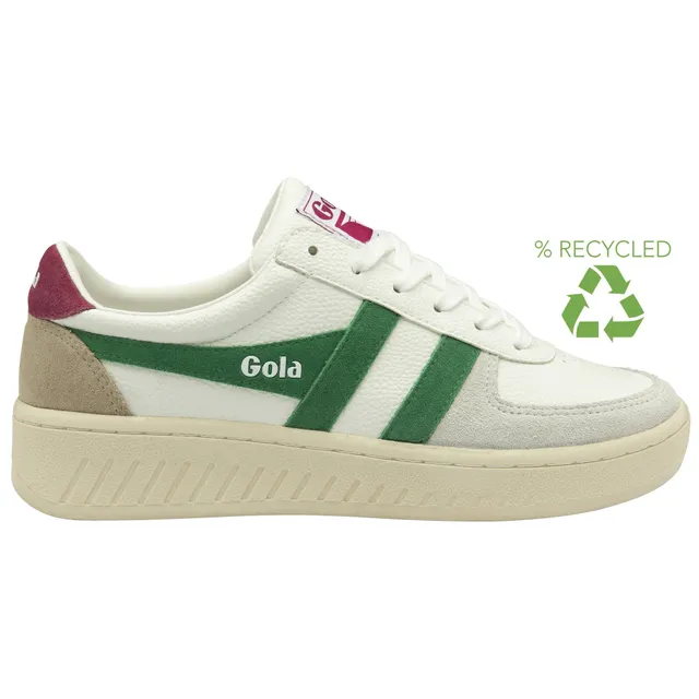 gola-grandslam-trident-damen-sneaker-wei-smaragdgr-n-kirschrot image 1