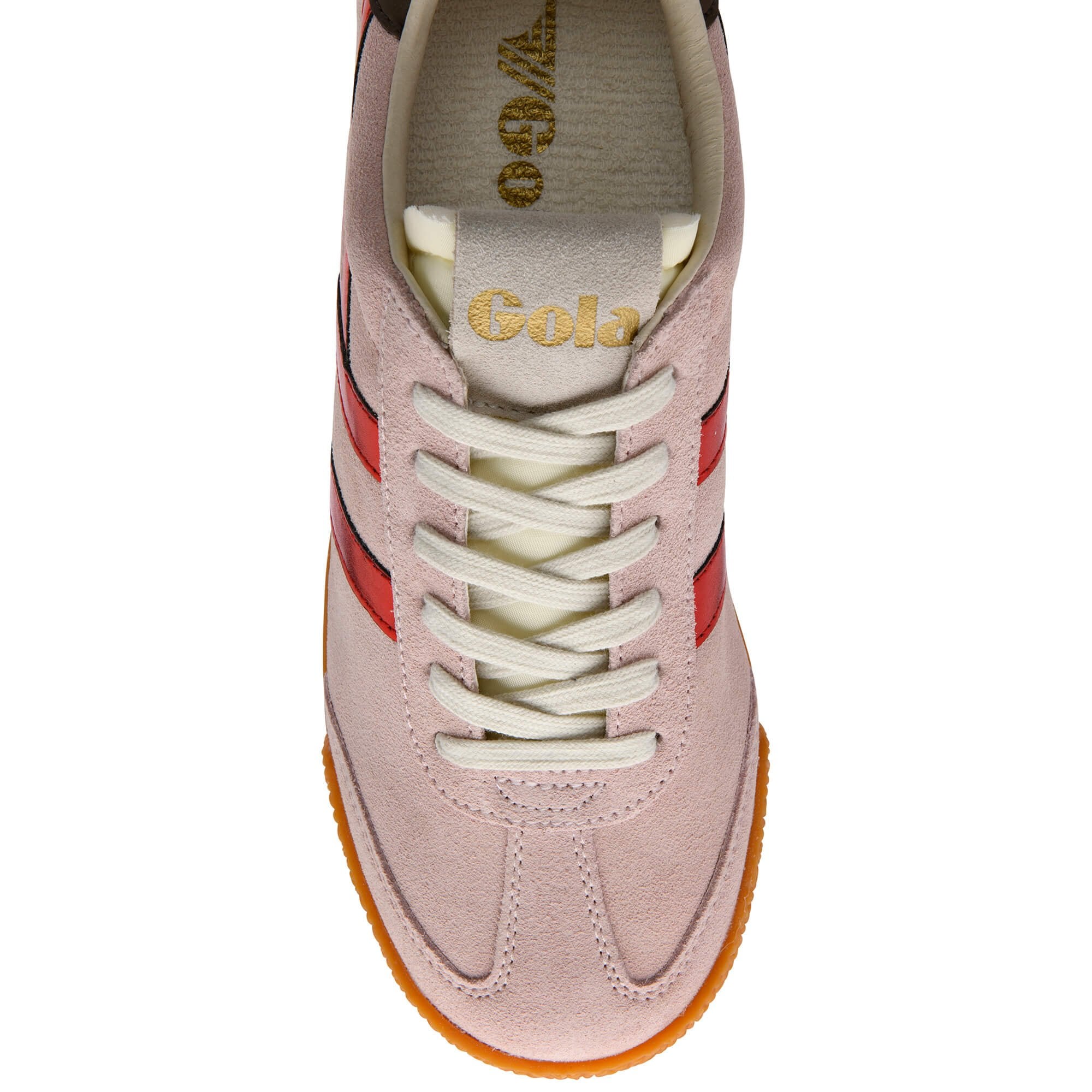 gola-elan-glitz-damen-sneaker-rosa-wildleder-metallic-rot image 5