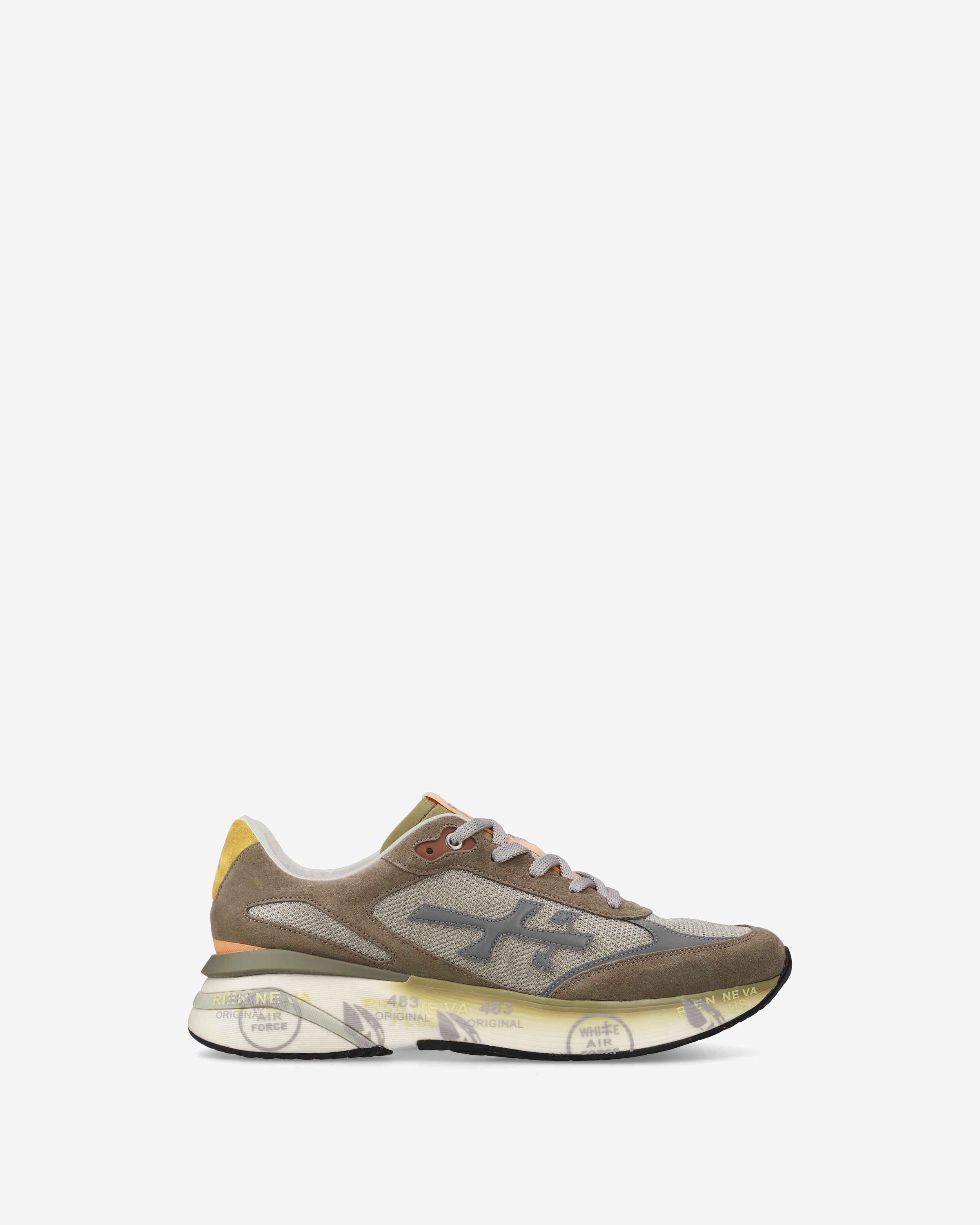 premiata-moerun-7871-sneaker-herren-tortora-multicolor image 1