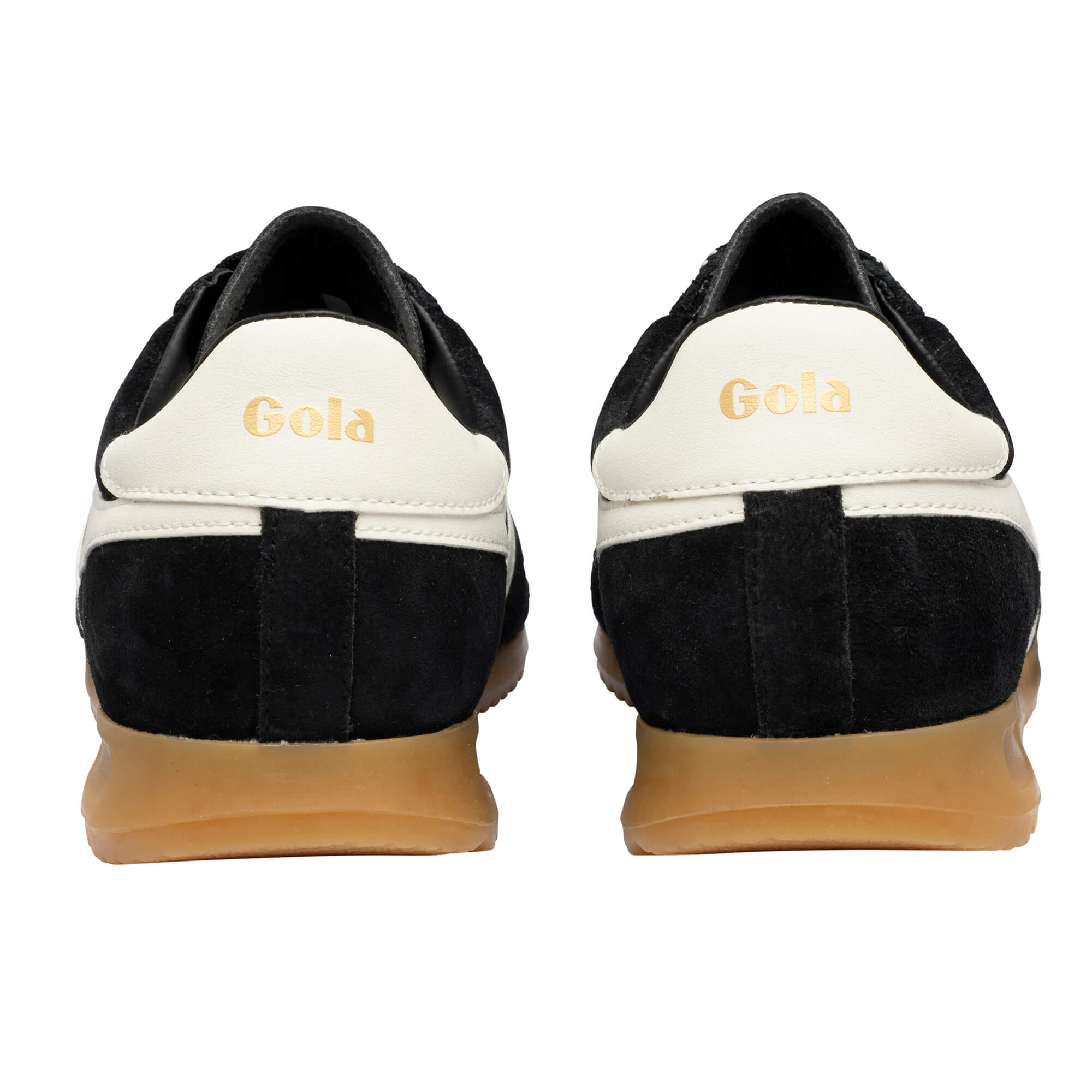gola-stadium-damen-sneaker-schwarz-wildleder-gum-sohle image 4