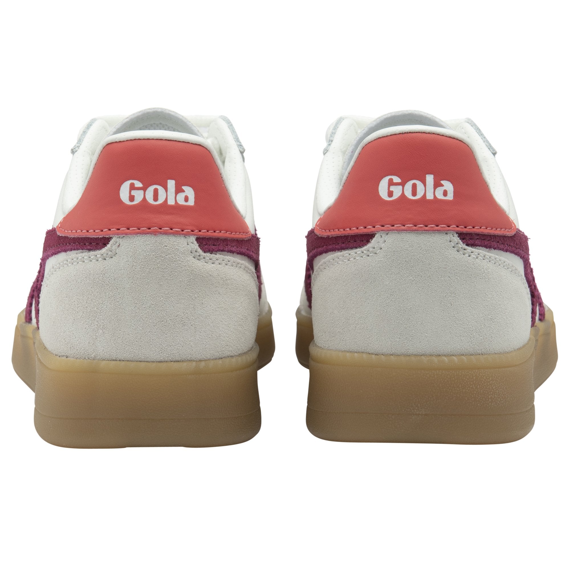 gola-viper-damen-sneaker-aus-leder-wei-kirschrot-koralle image 4