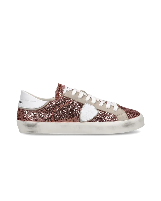 philippe-model-prsx-junior-sneaker-rosa-glitzer image 1