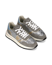 philippe-model-tropez-2-1-sneaker-damen-silber-hellblau-grau image 5