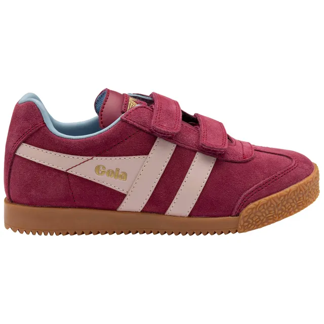 gola-harrier-strap-sneaker-f-r-kinder-cerise-kreide-rosa-luftblau image 1