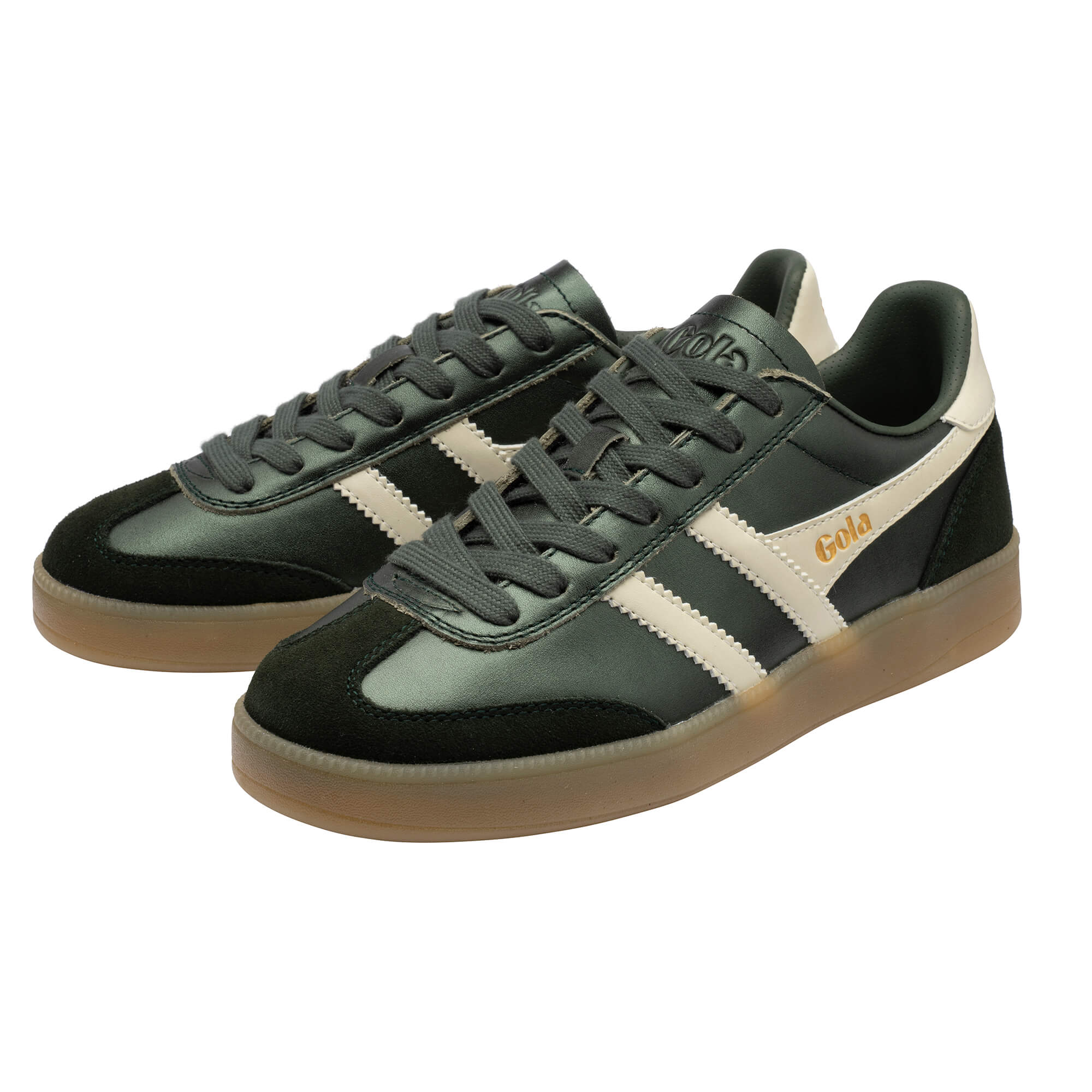 gola-viper-metallic-damen-sneaker-flaschengr-n-leder image 3