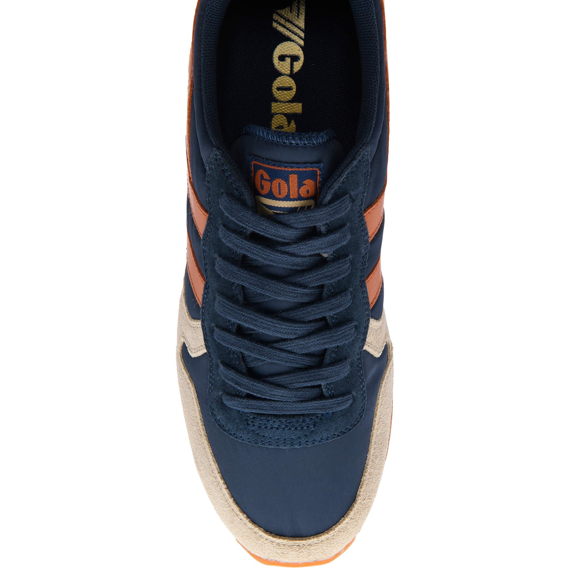 gola-daytona-chute-turnschuh-f-r-herren-marineblau-beige-orange image 5