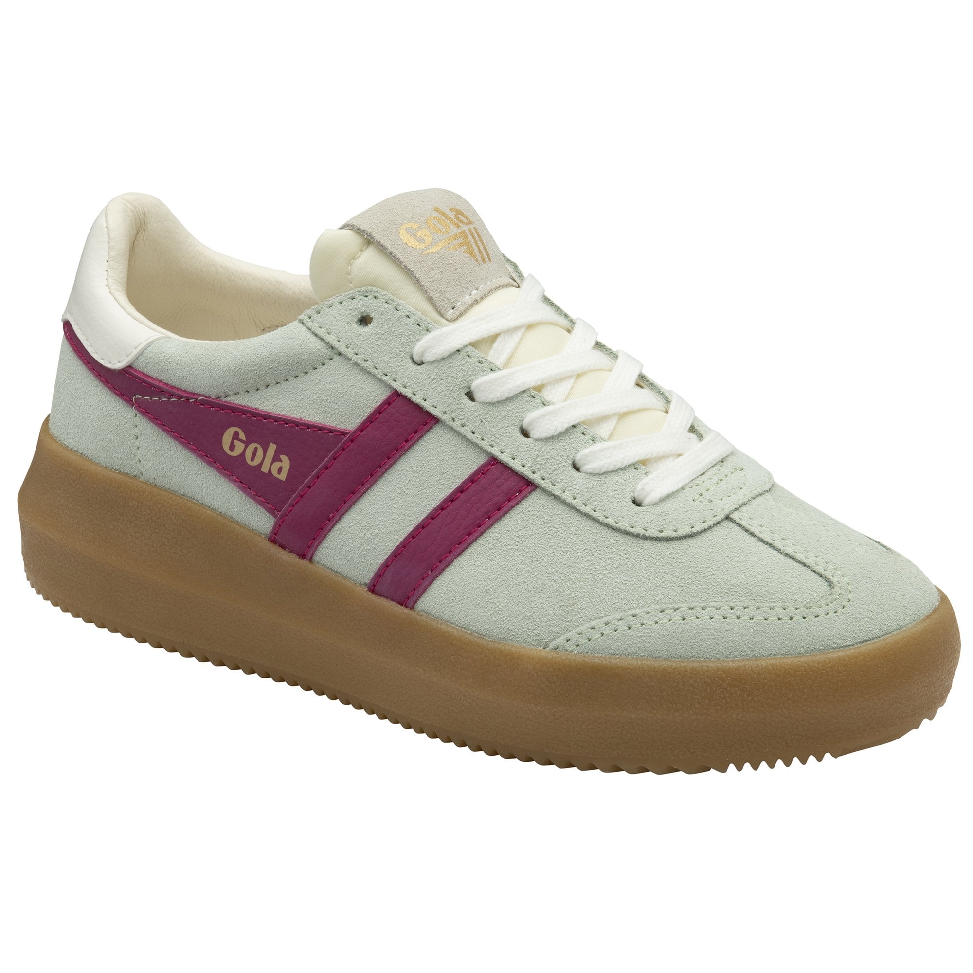 gola-athena-damen-sneaker-plateau-matcha-fuchsia-off-white image 2