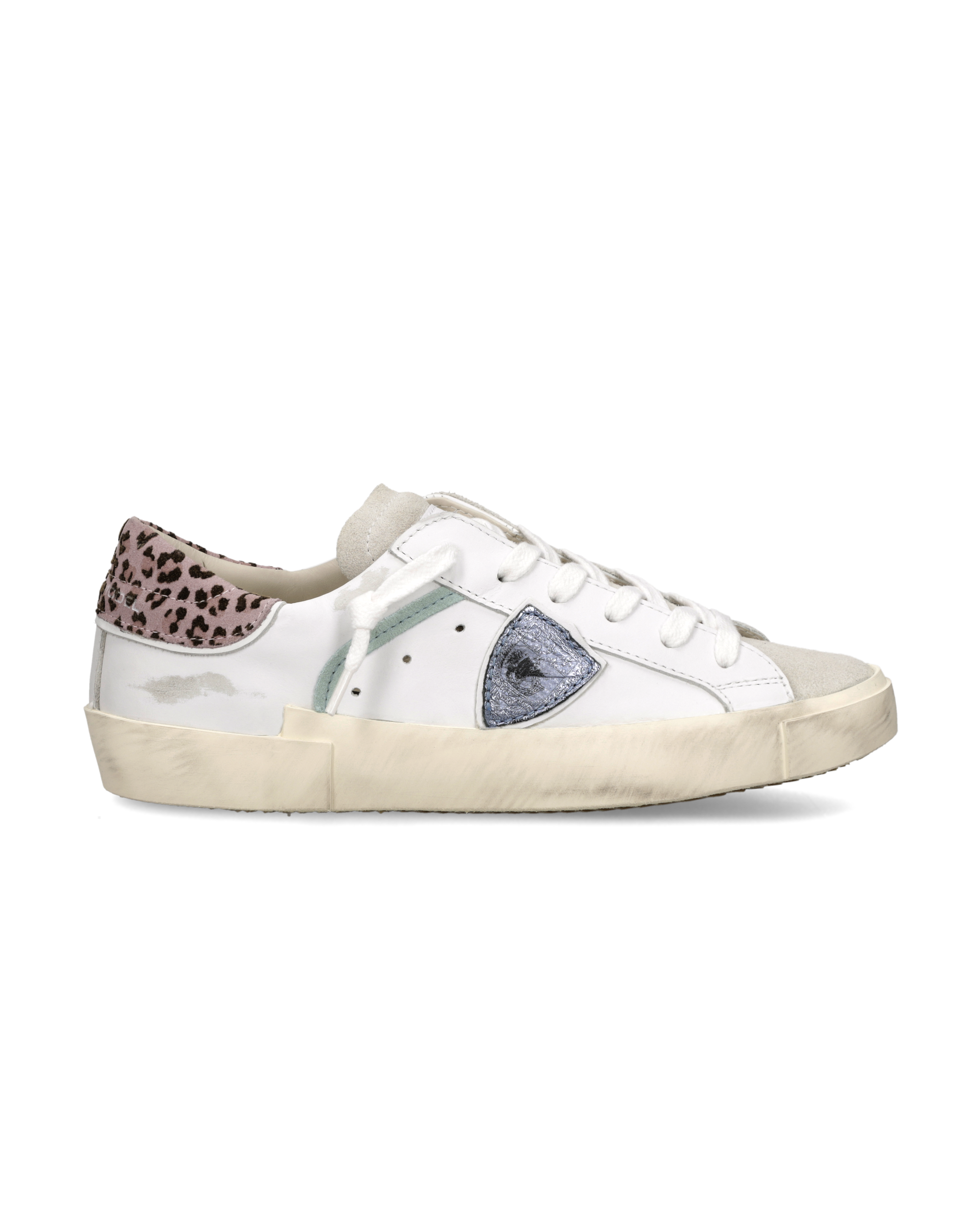 philippe-model-prsx-damen-sneaker-wei-hellblau-animal image 1