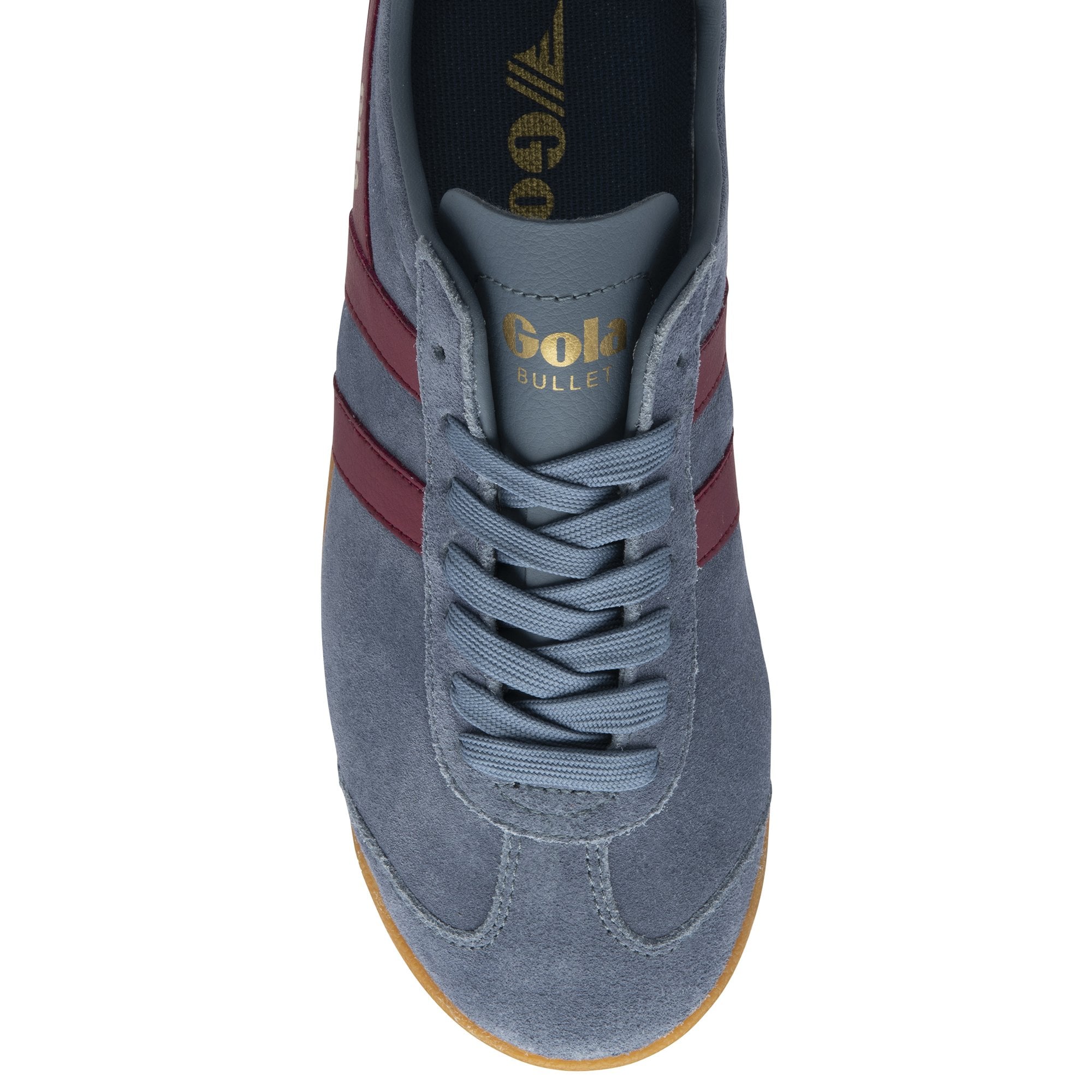 gola-bullet-suede-damen-sneaker-mondhellblau-kirschrot image 5