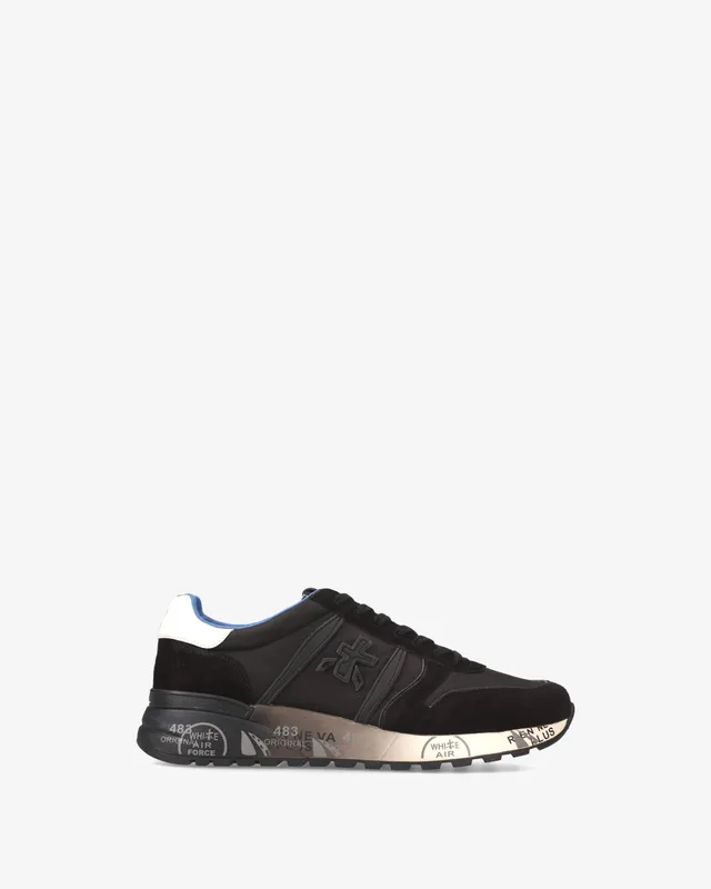 premiata-lander-7079-herren-sneaker-schwarz image 1
