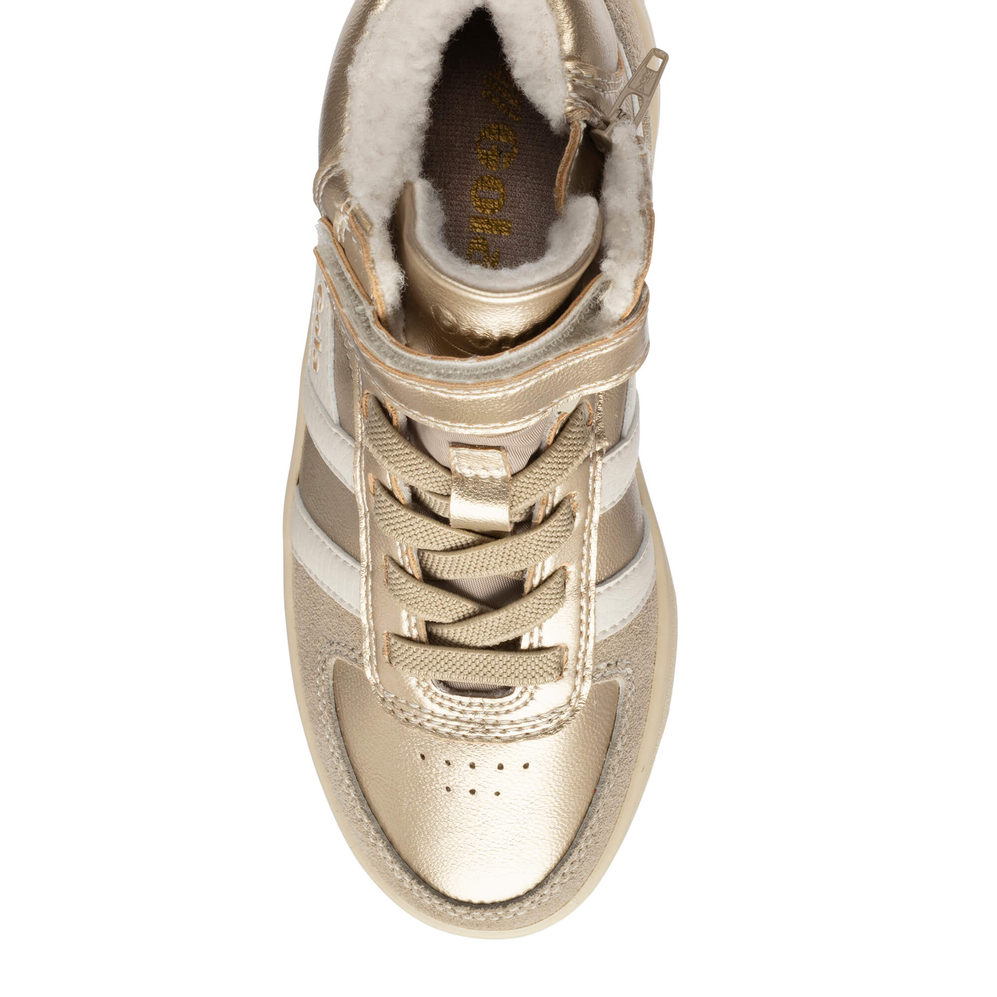gola-talon-glimmer-kinder-high-top-sneaker-gold-metallic image 5