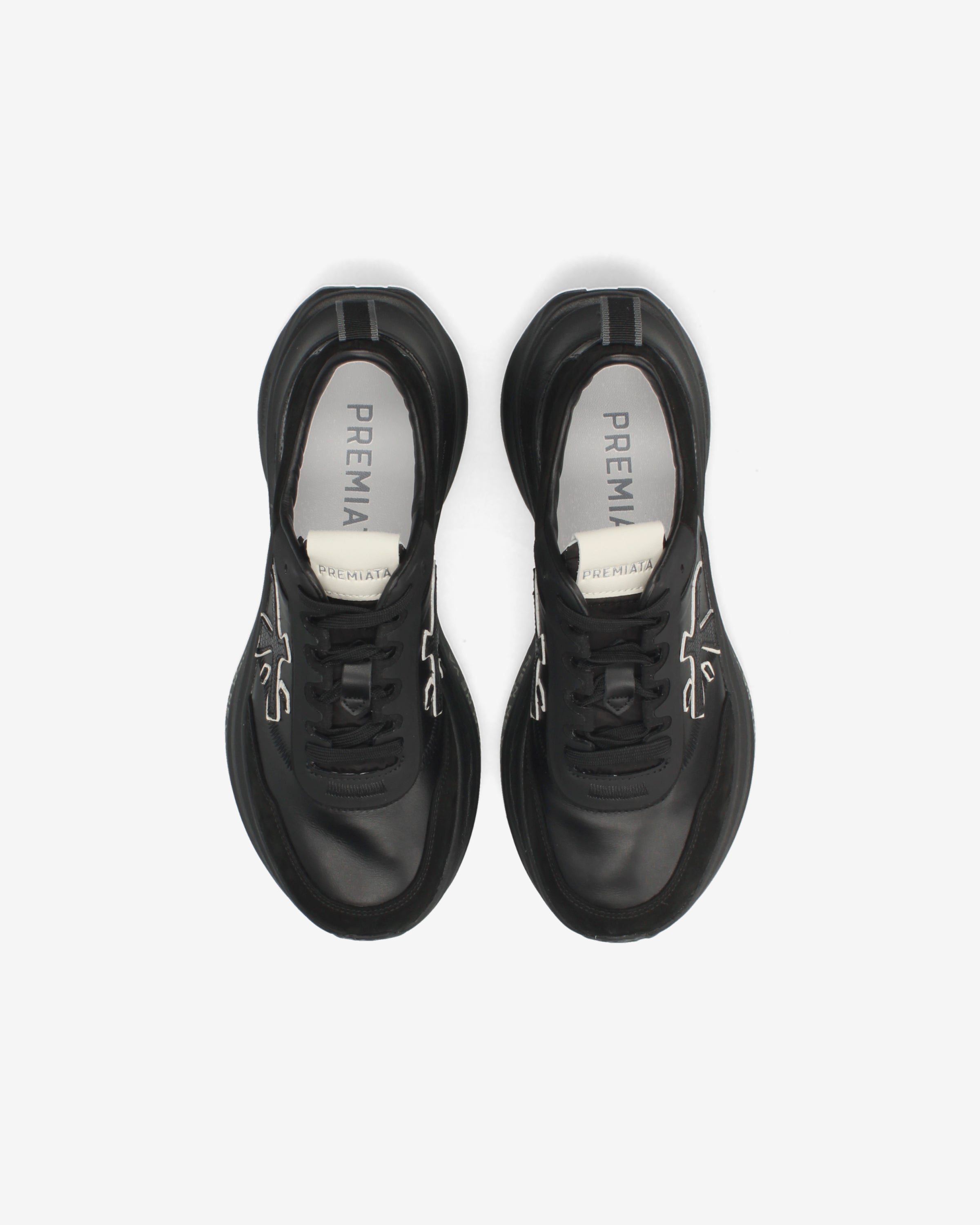 premiata-hill-7905-damen-herren-sneaker-maxi-sohle-schwarz image 6