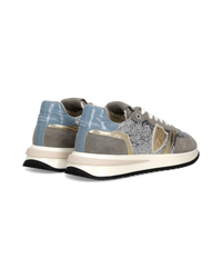 philippe-model-tropez-2-1-sneaker-damen-silber-hellblau-grau image 2