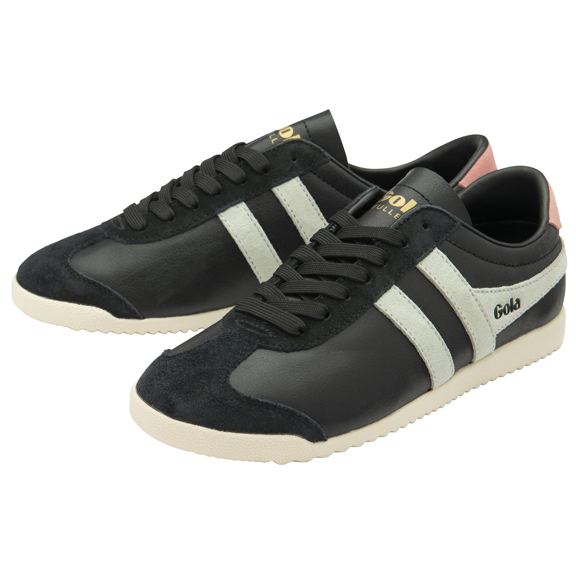 gola-bullet-pure-damen-sneaker-schwarz-matcha-rosa image 3