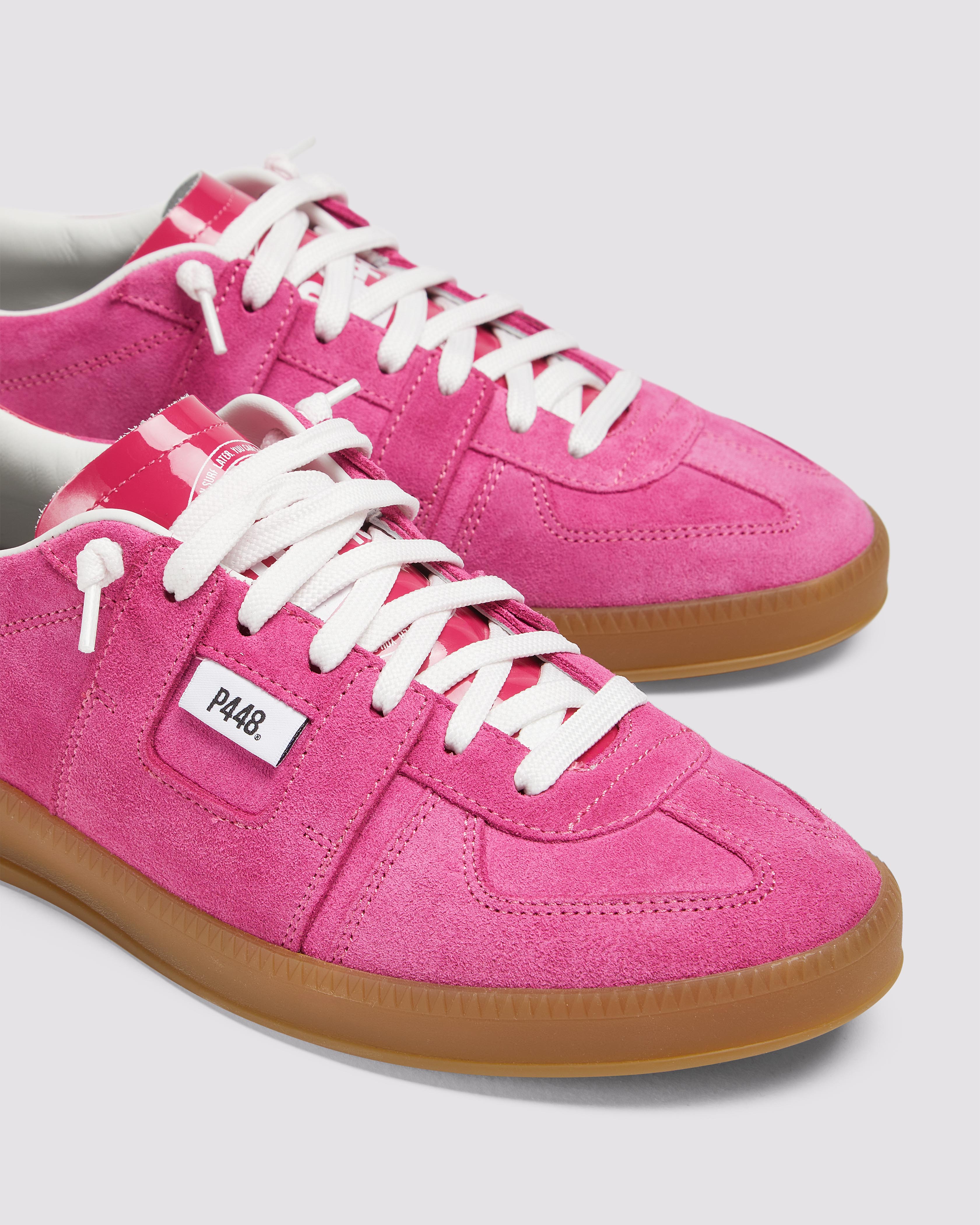 p448-monza-patent-punch-damen-low-top-sneaker-pink image 6