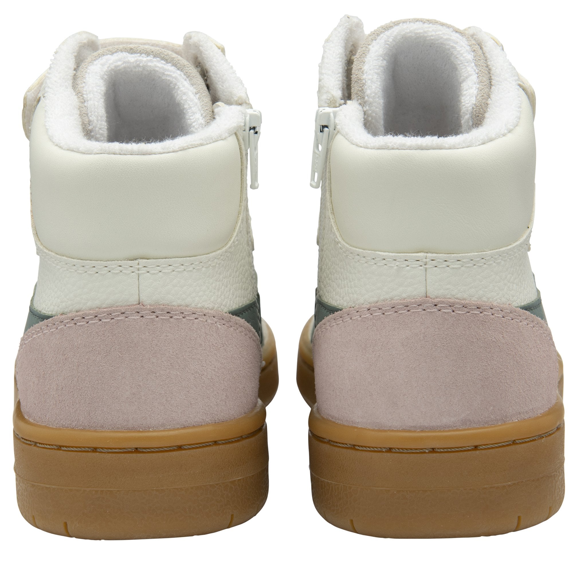 gola-talon-kinder-high-top-sneaker-wei-schiefergrau-kreiderosa image 4