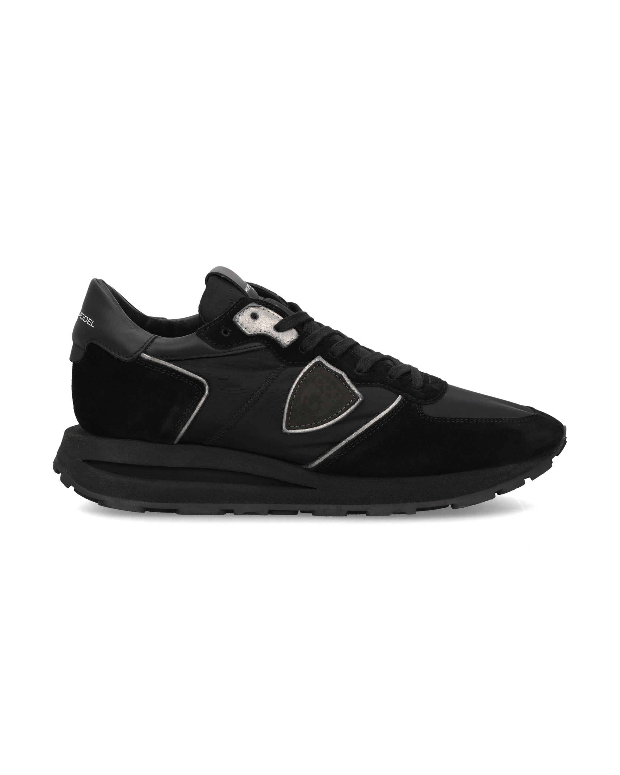 philippe-model-tropez-haute-sneaker-herren-schwarz-anthrazit image 1