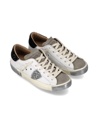 philippe-model-prsx-sneaker-damen-wei-schwarz-silber image 4