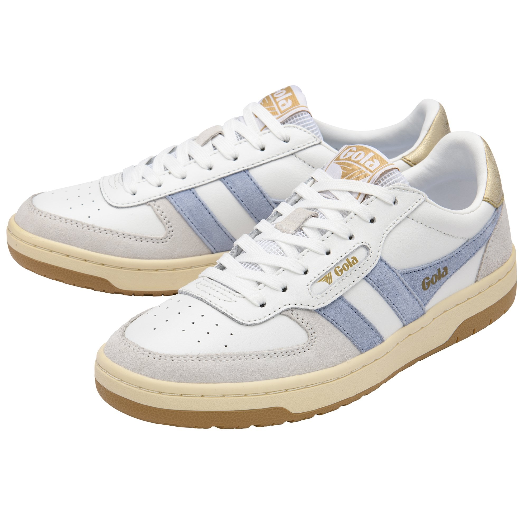 gola-hawk-sneaker-f-r-damen-wei-hellblau-gold image 3