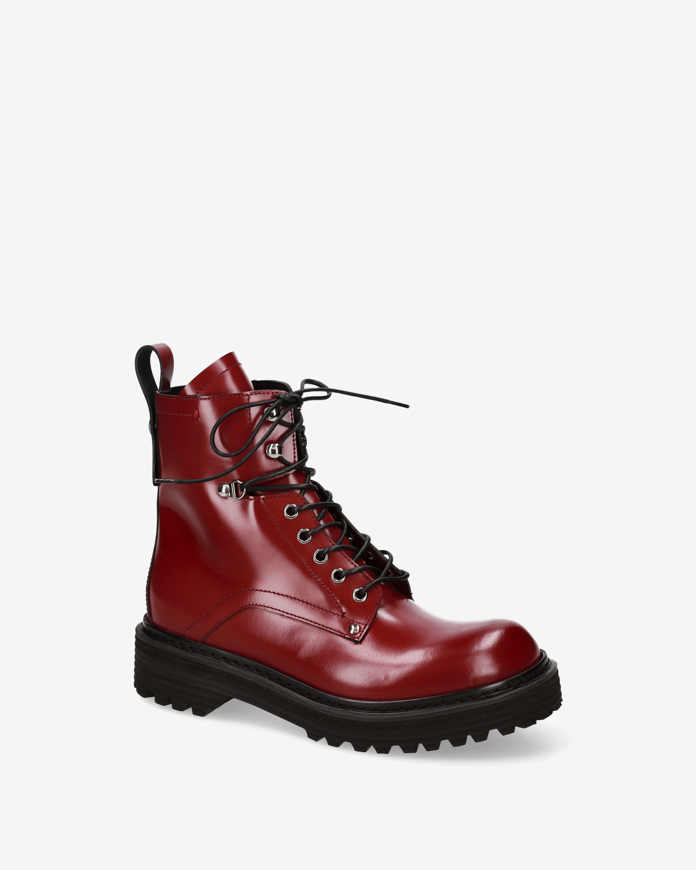 premiata-anfibio-platform-boot-rot-leder-damen image 4