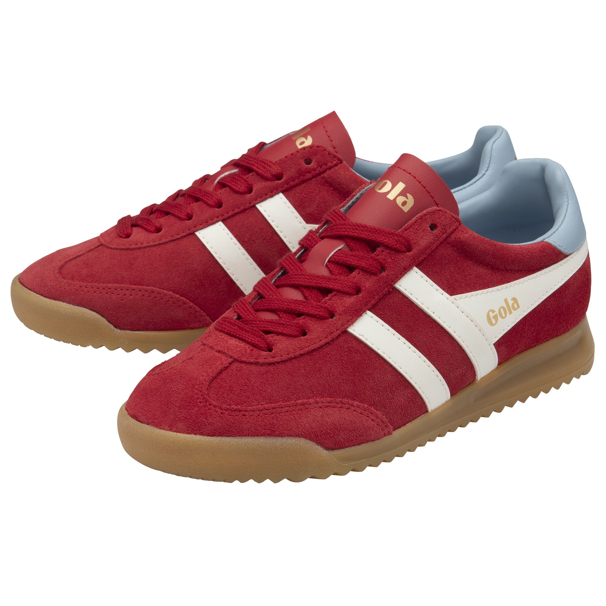 gola-torpedo-damen-sneaker-rot-off-white-hellblau image 3
