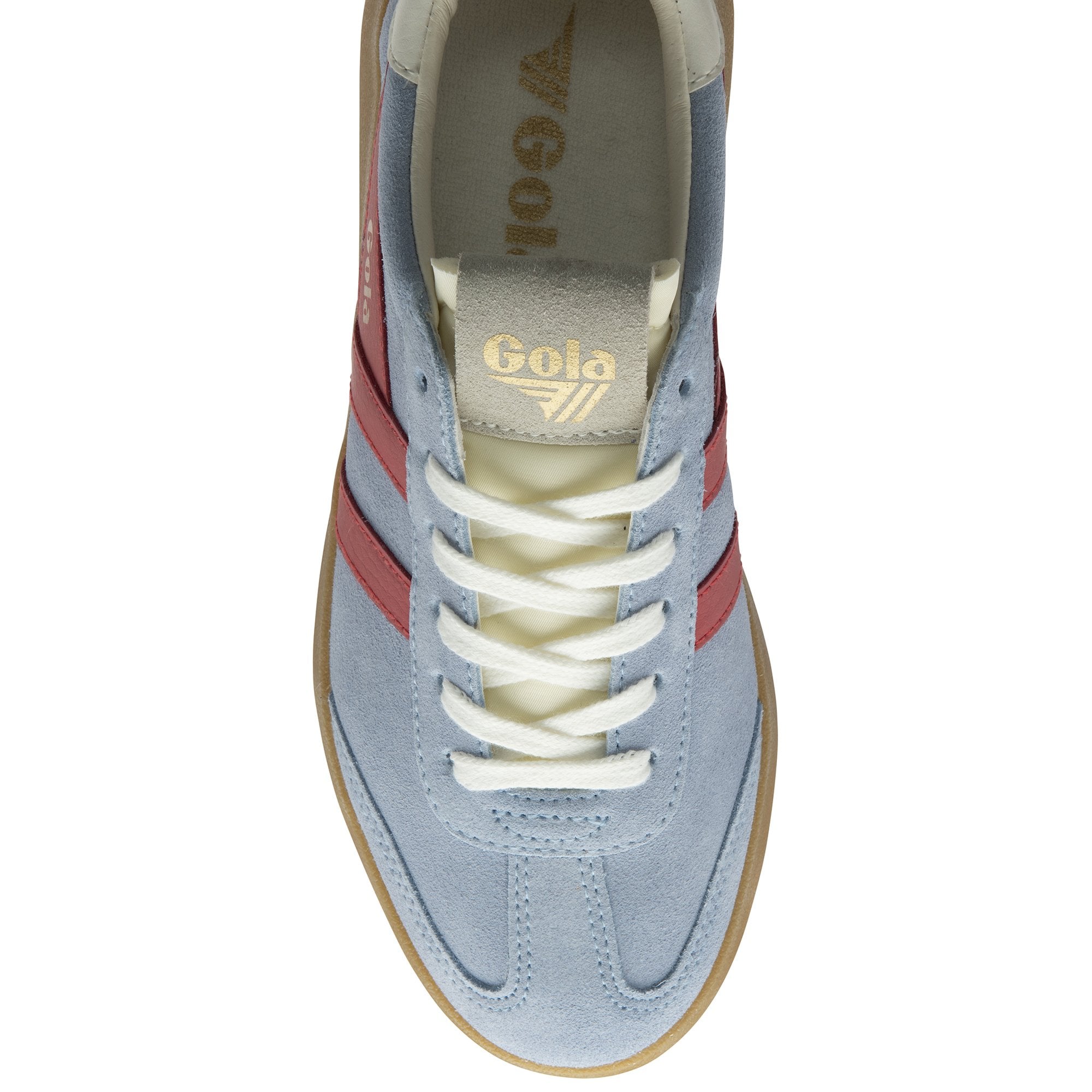 gola-athena-sneaker-f-r-damen-hellblau-koralle-off-white-plateau image 5