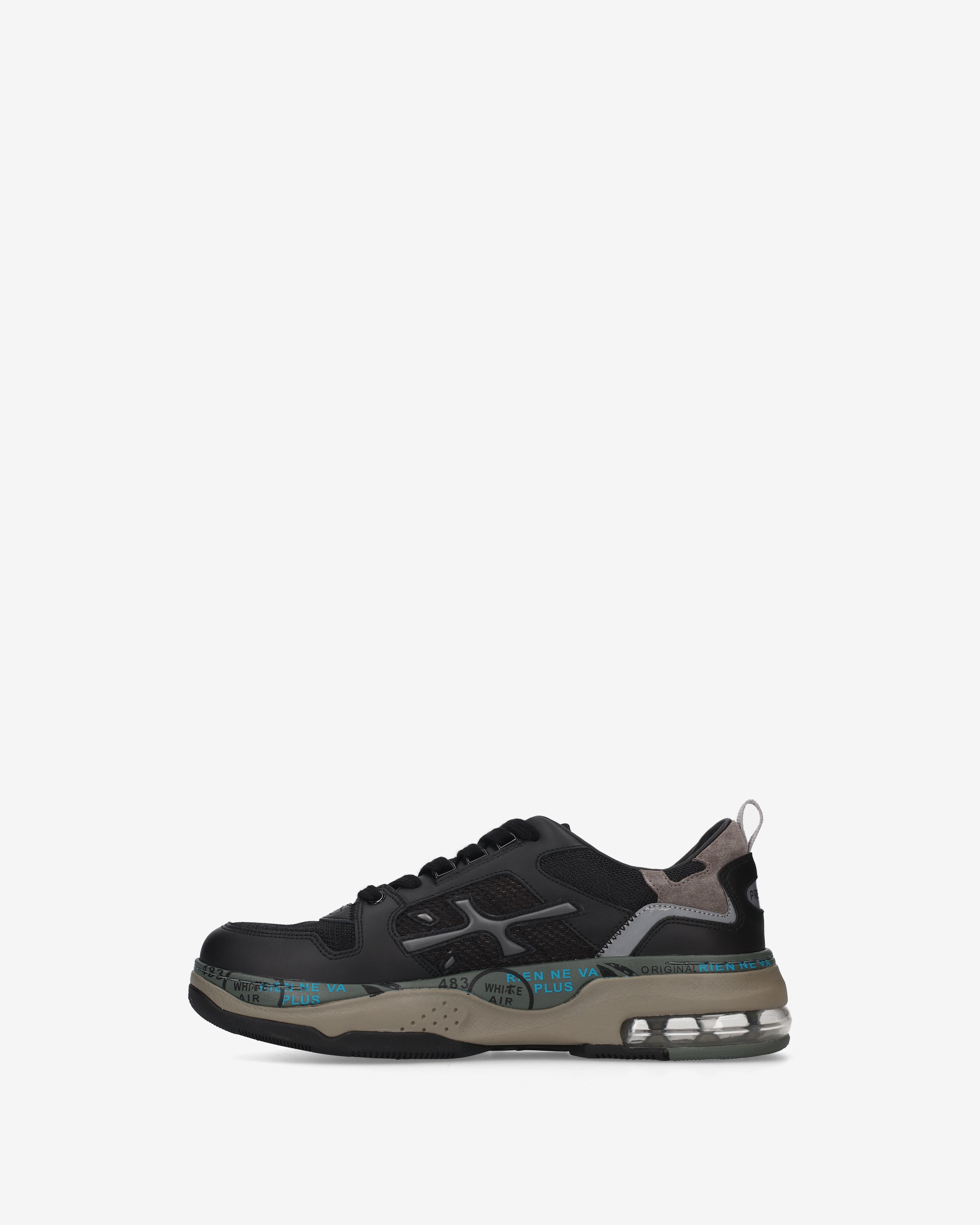 premiata-drake-524-sneaker-herren-schwarz-air image 3