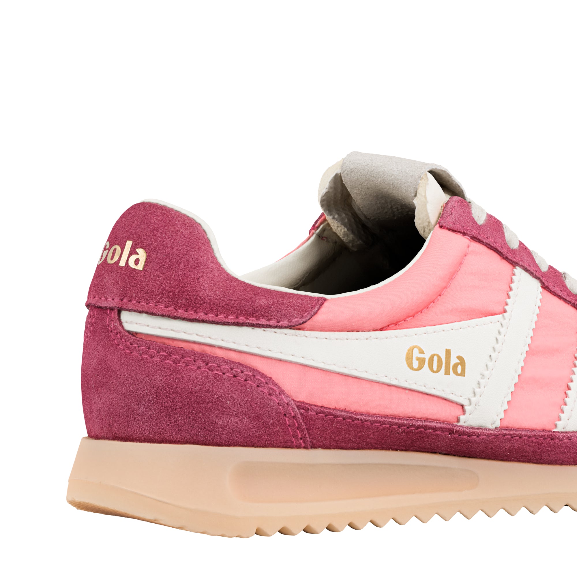 gola-firefly-damen-sneaker-kaugummirosa-kirschrot-off-white image 6
